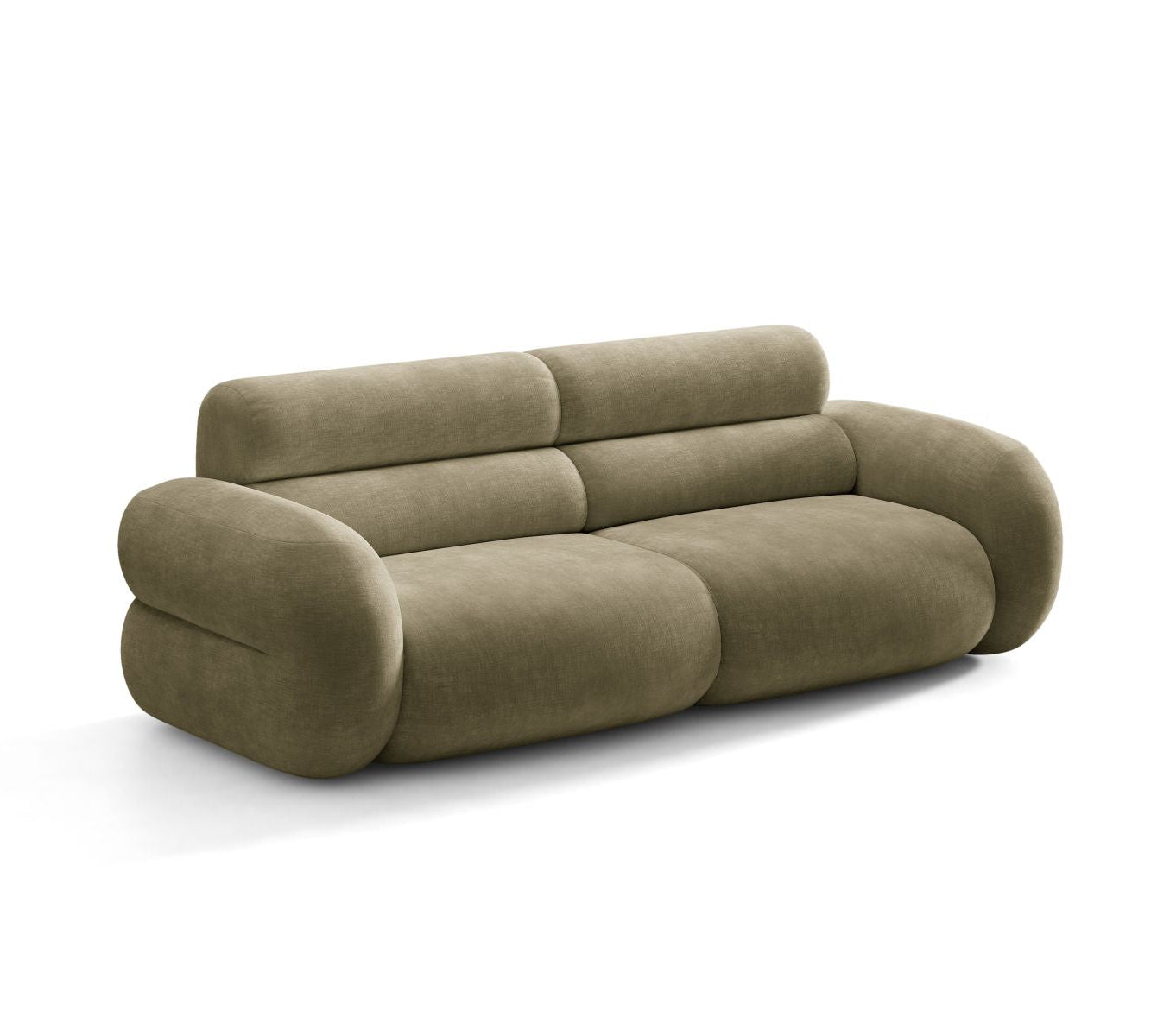 Sofa 3-osobowa NEO oliwkowy szenil