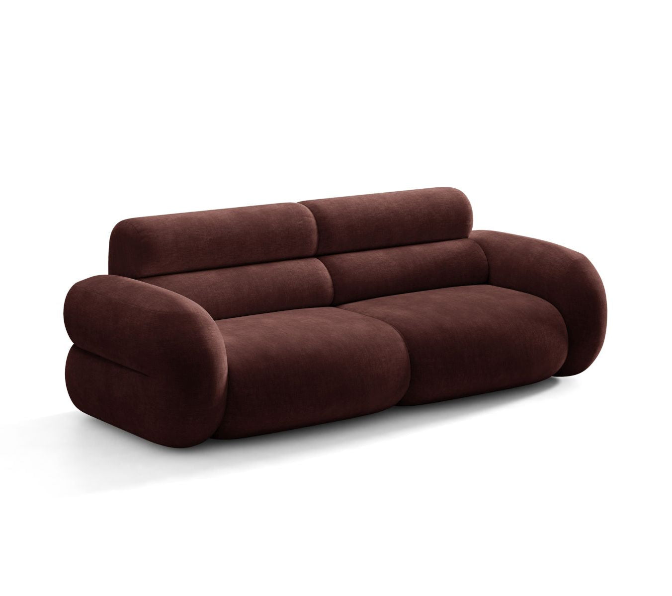 Sofa 3-osobowa NEO wiśniowy szenil