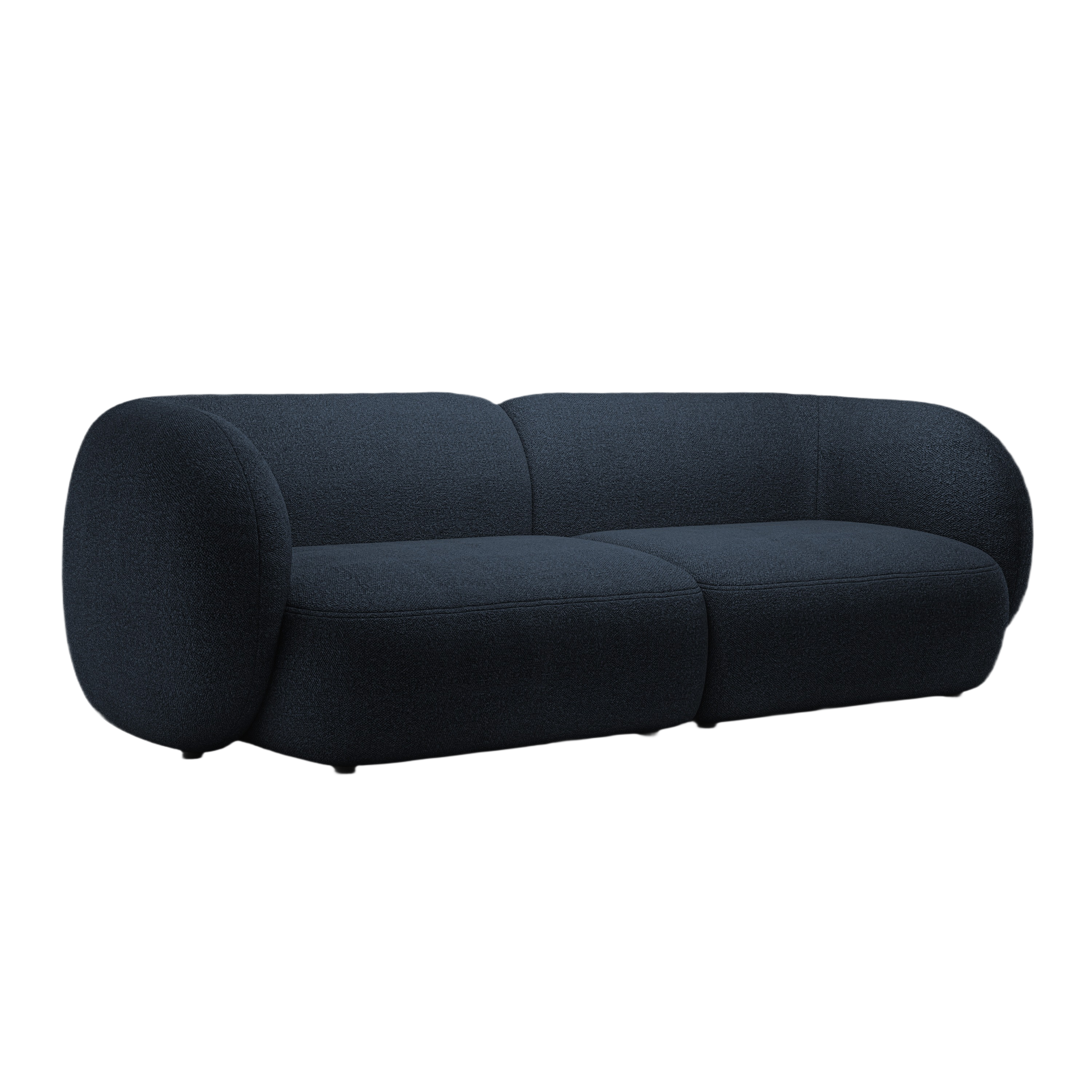 Sofa 4-osobowa KATE granatowy boucle