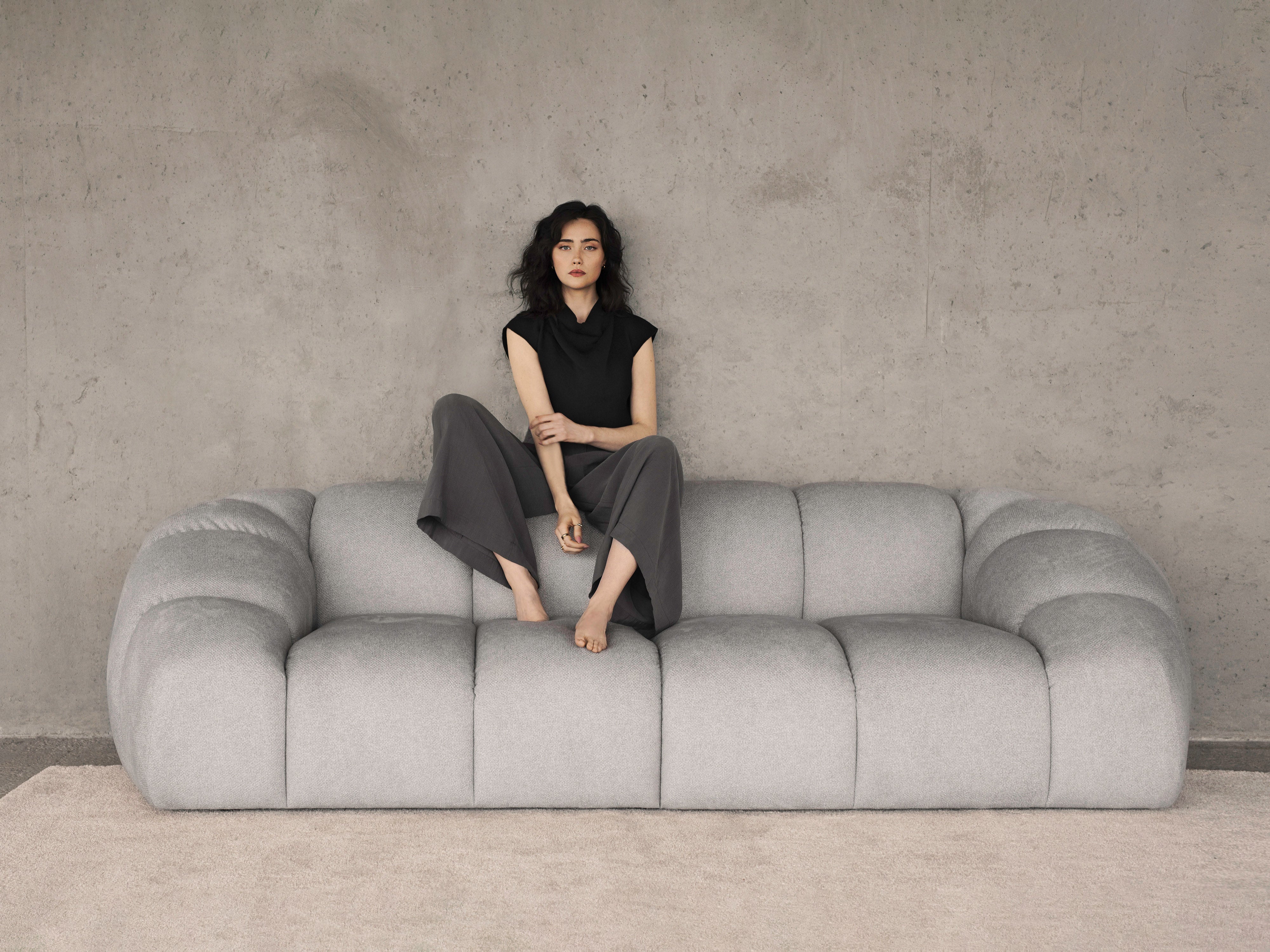 Sofa 4-osobowa DIANA jasnobeżowy