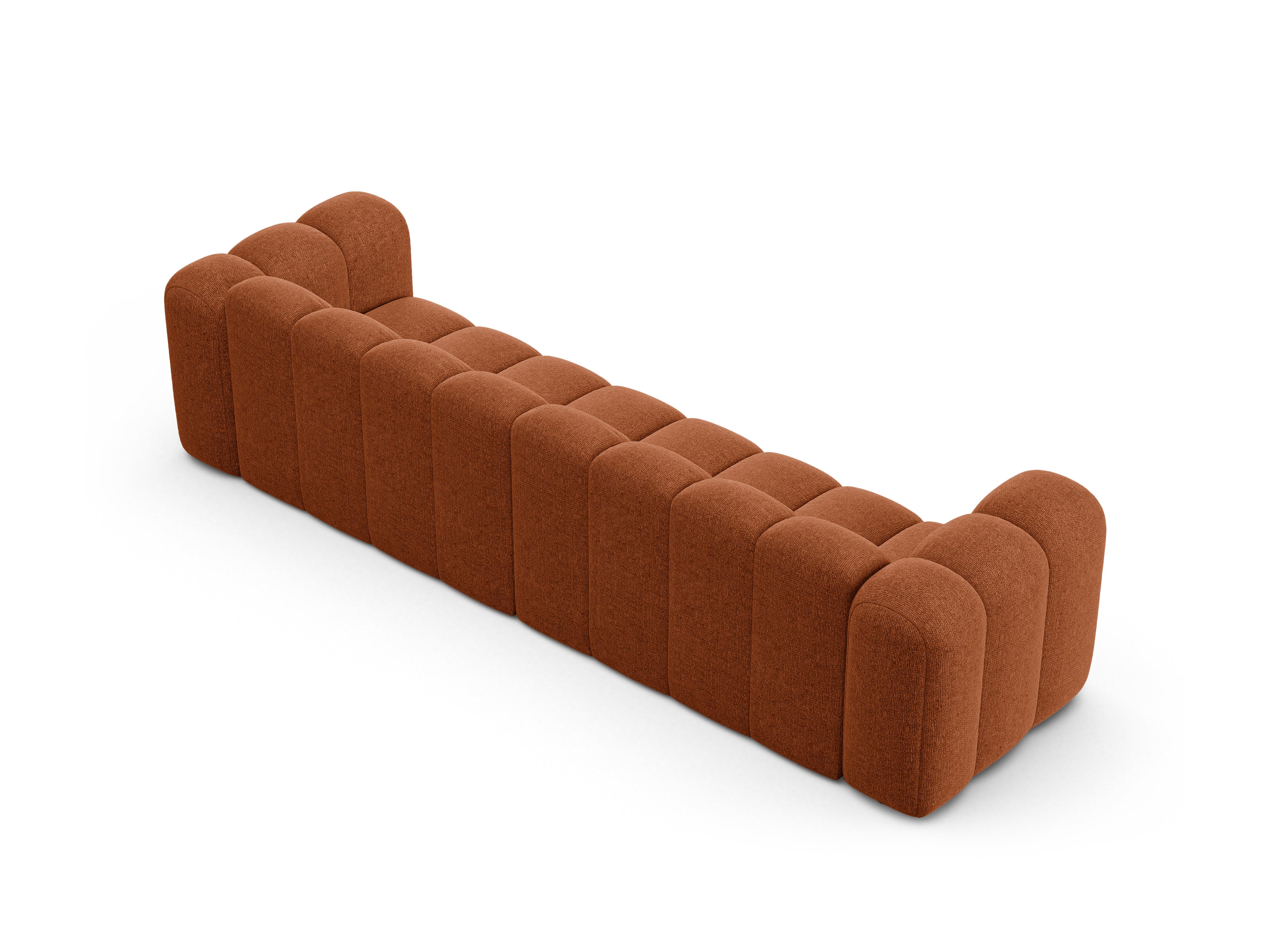 Sofa 4-osobowa LUPINE ceglany szenil