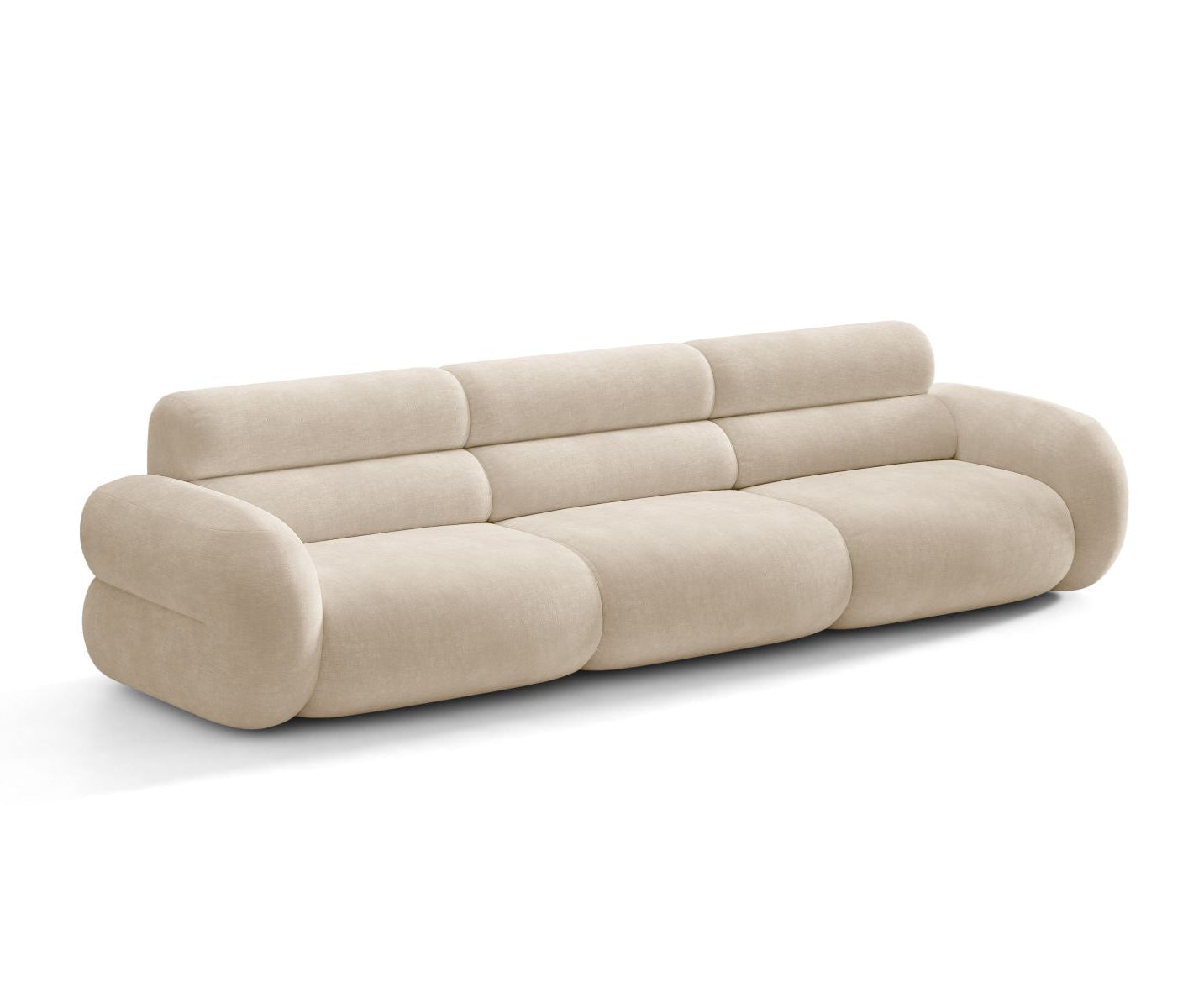 Sofa 4-osobowa NEO jasnobeżowy szenil