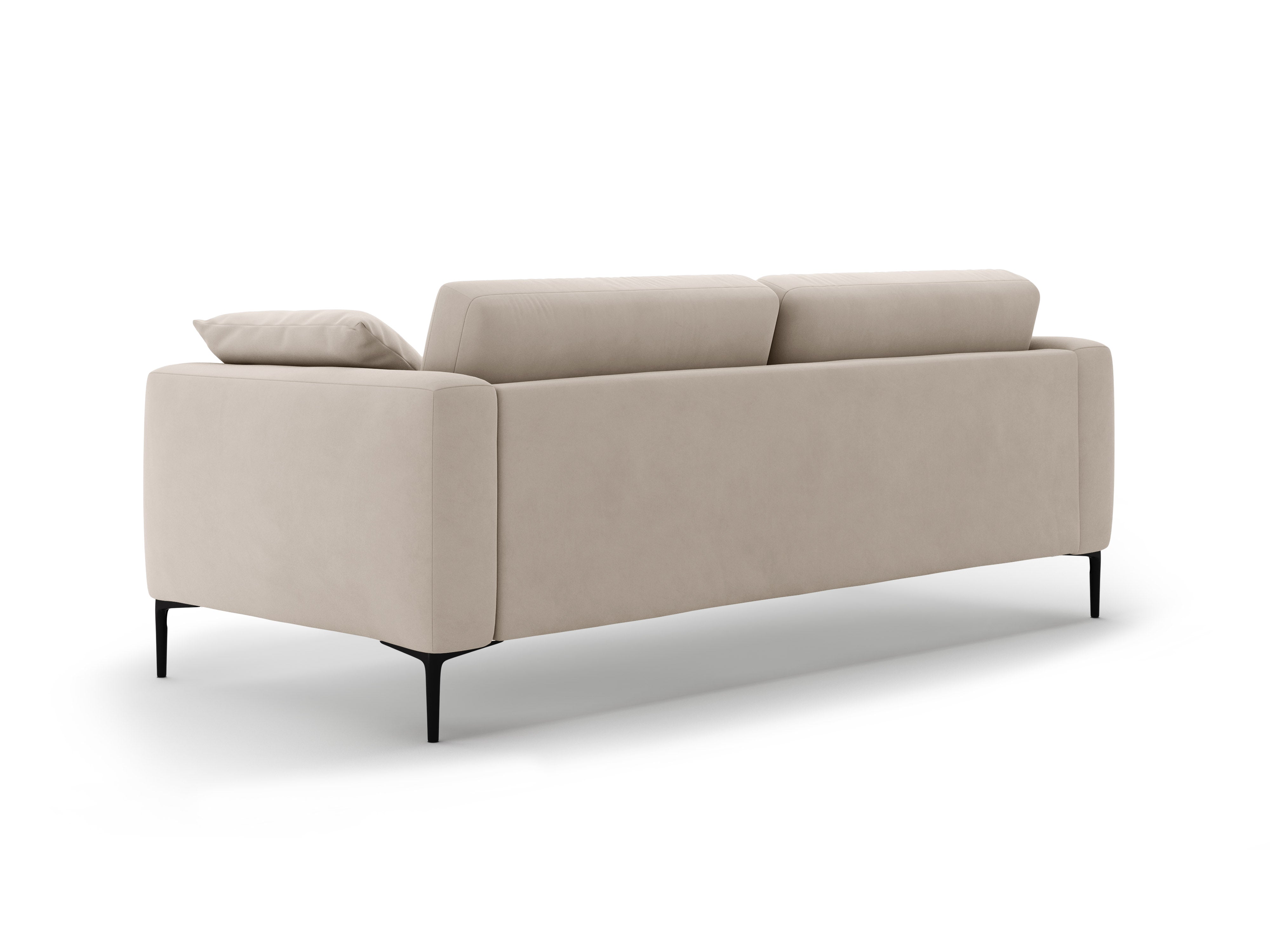 Sofa aksamitna 4-osobowa BEMY beige