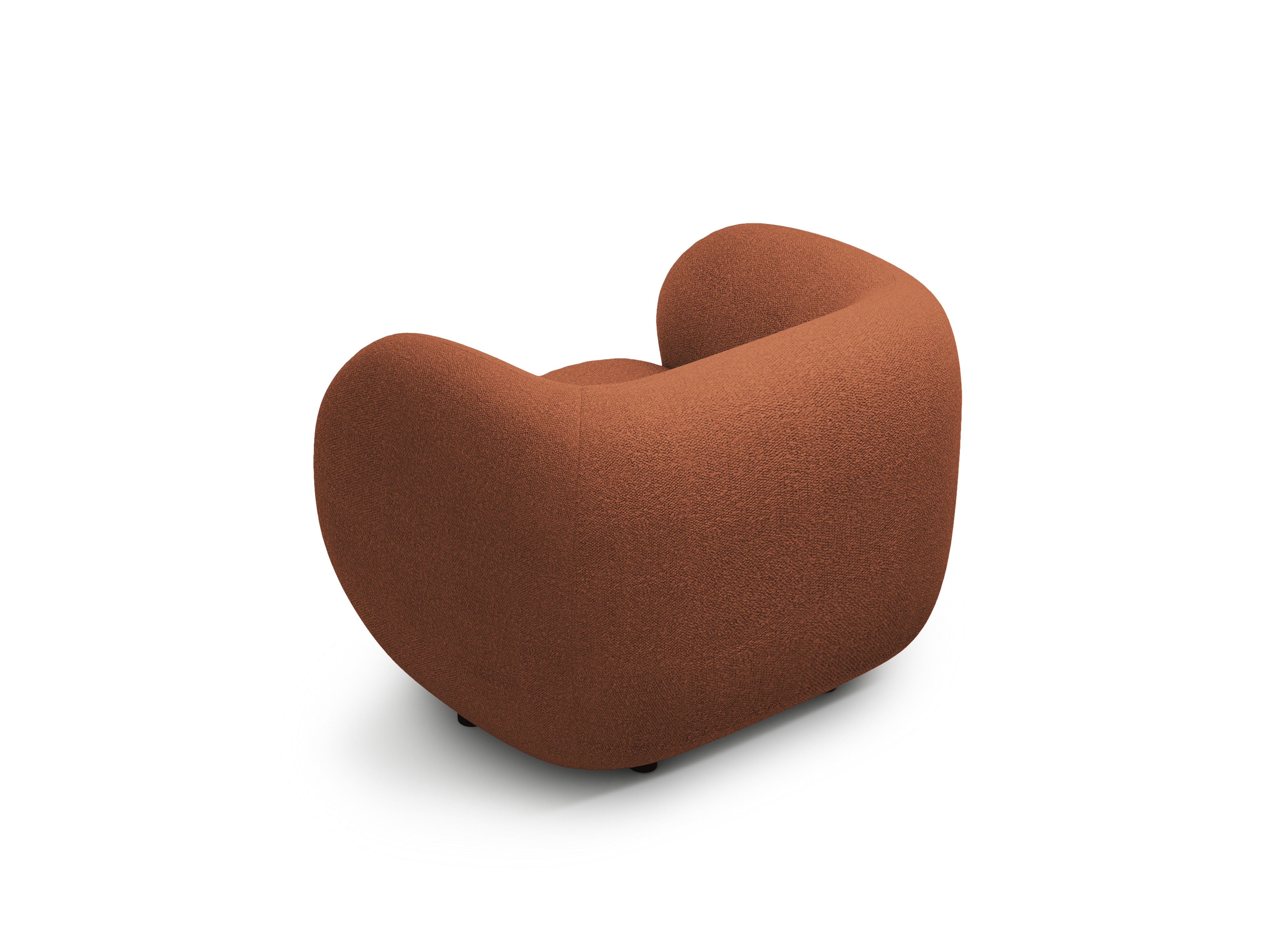 Fotel KATE terracotta boucle