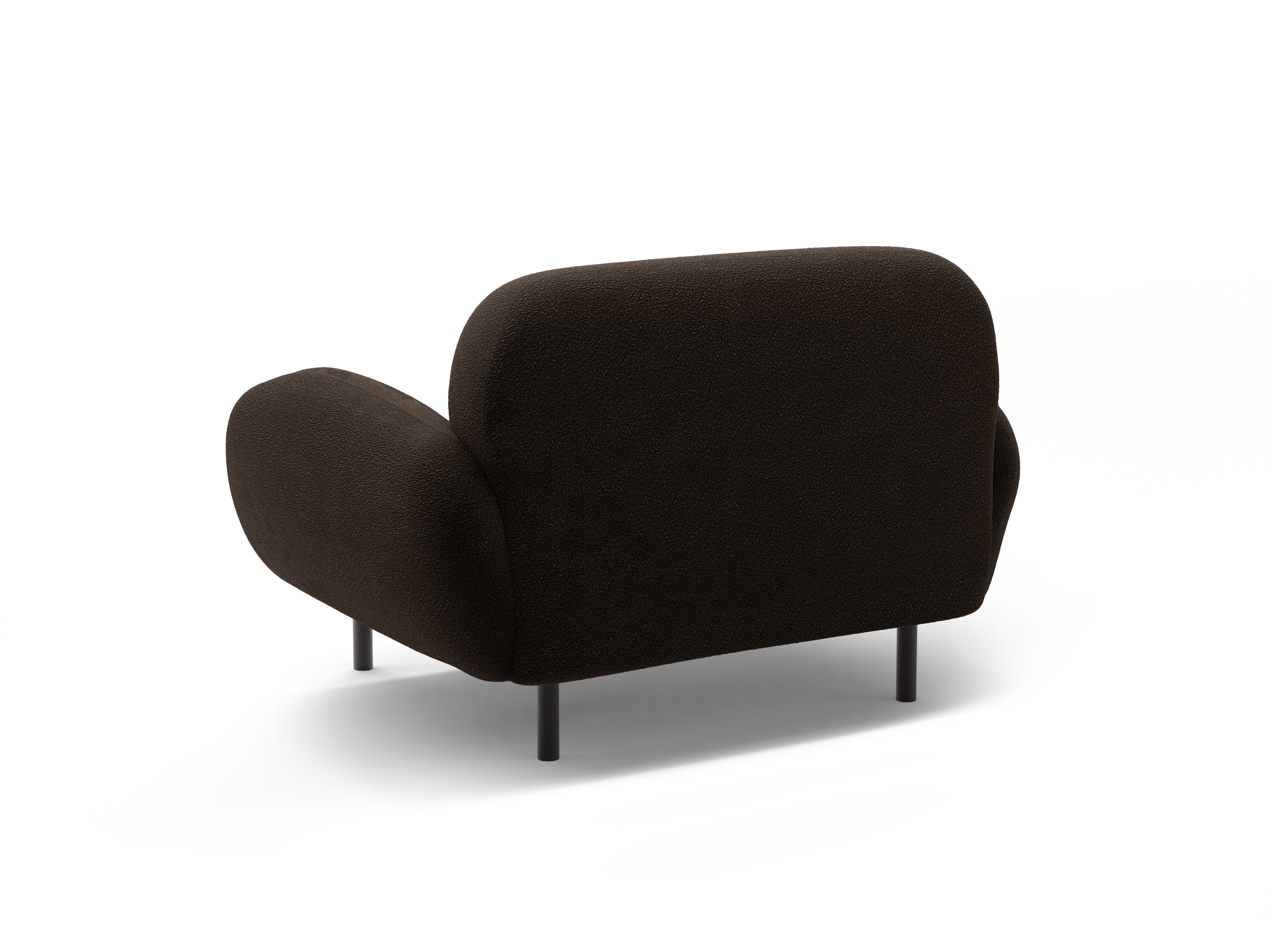 POPPY Armchair brown boucle