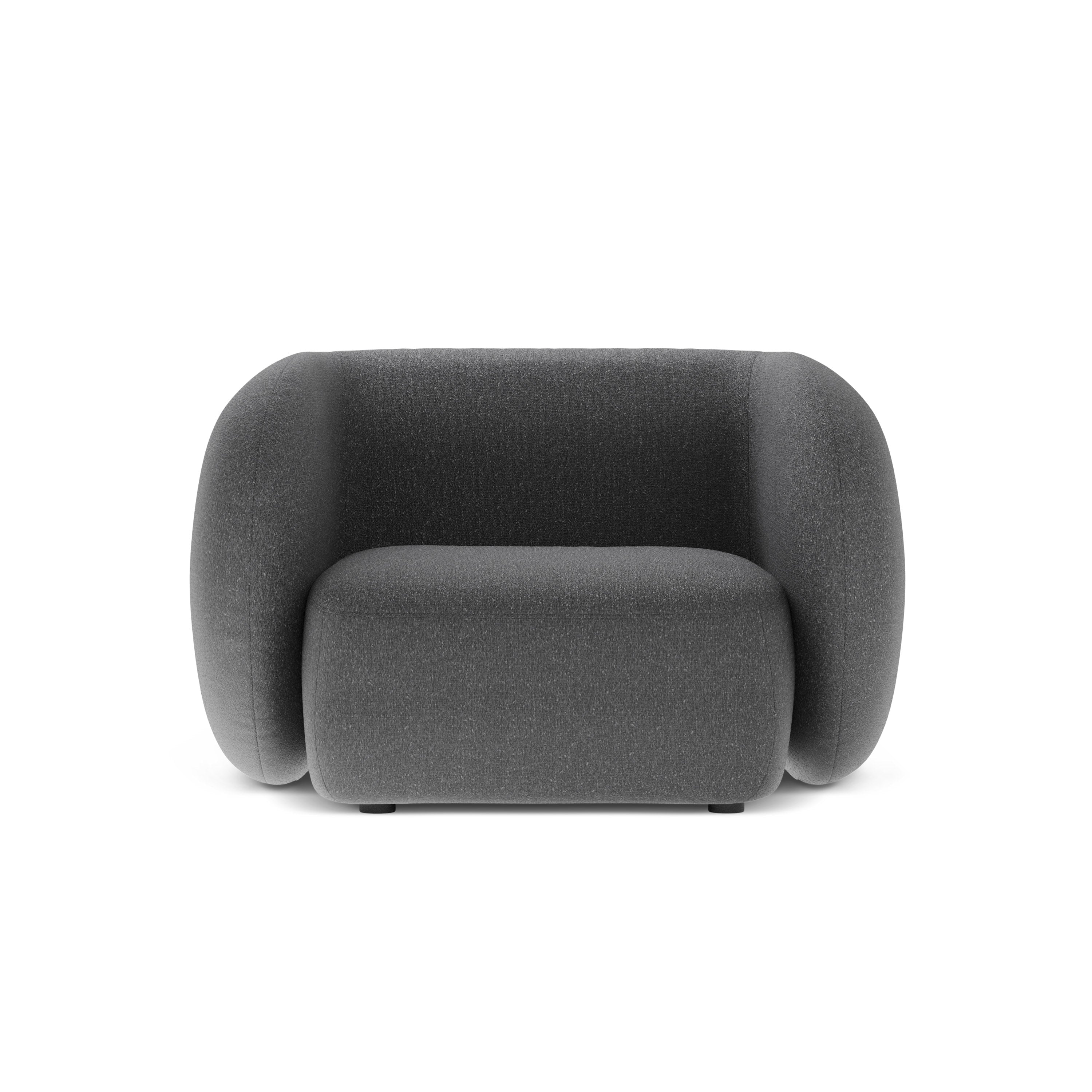 KATE Armchair Dark Gray Melange