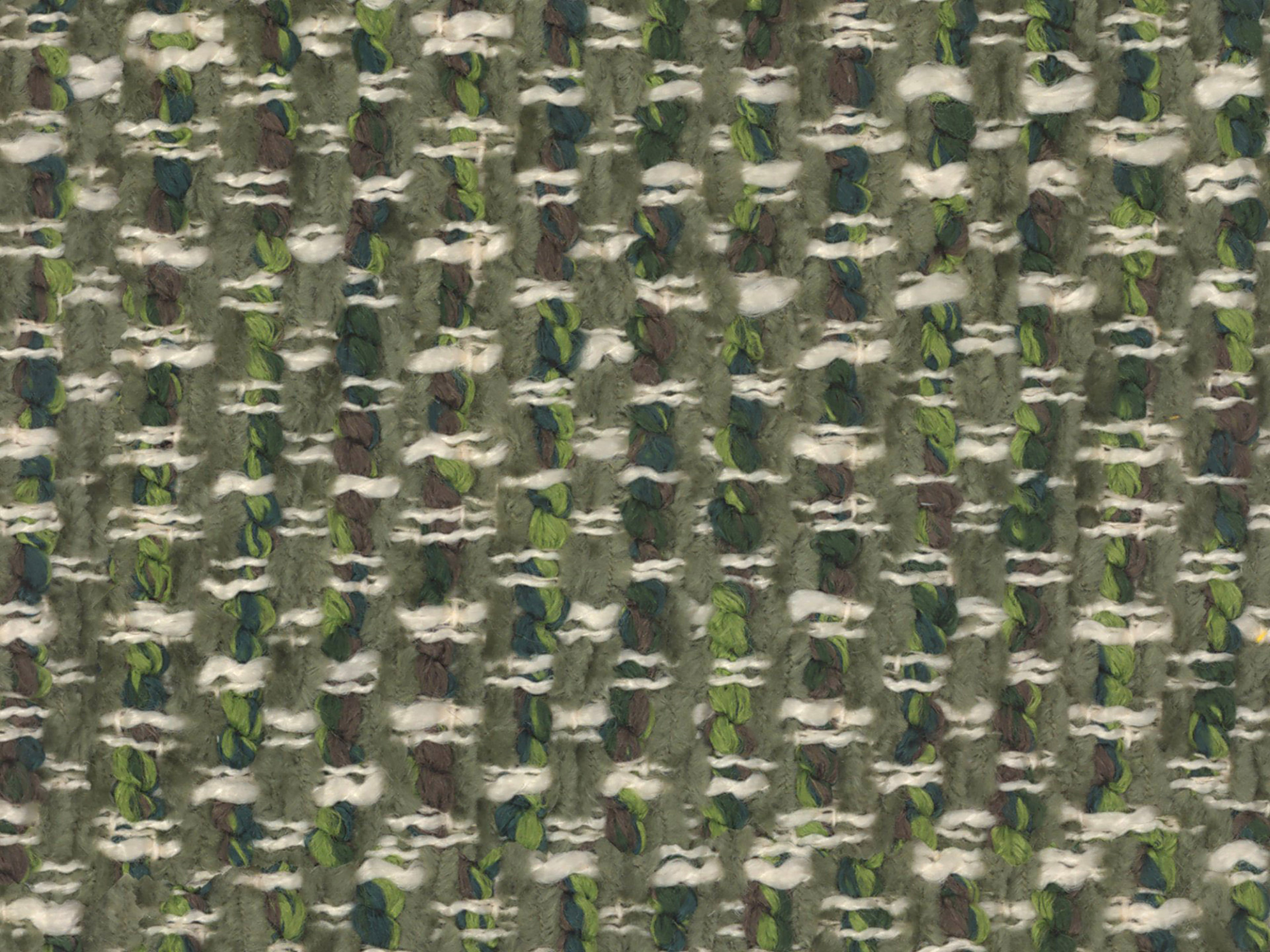 POPPY green chenille armchair