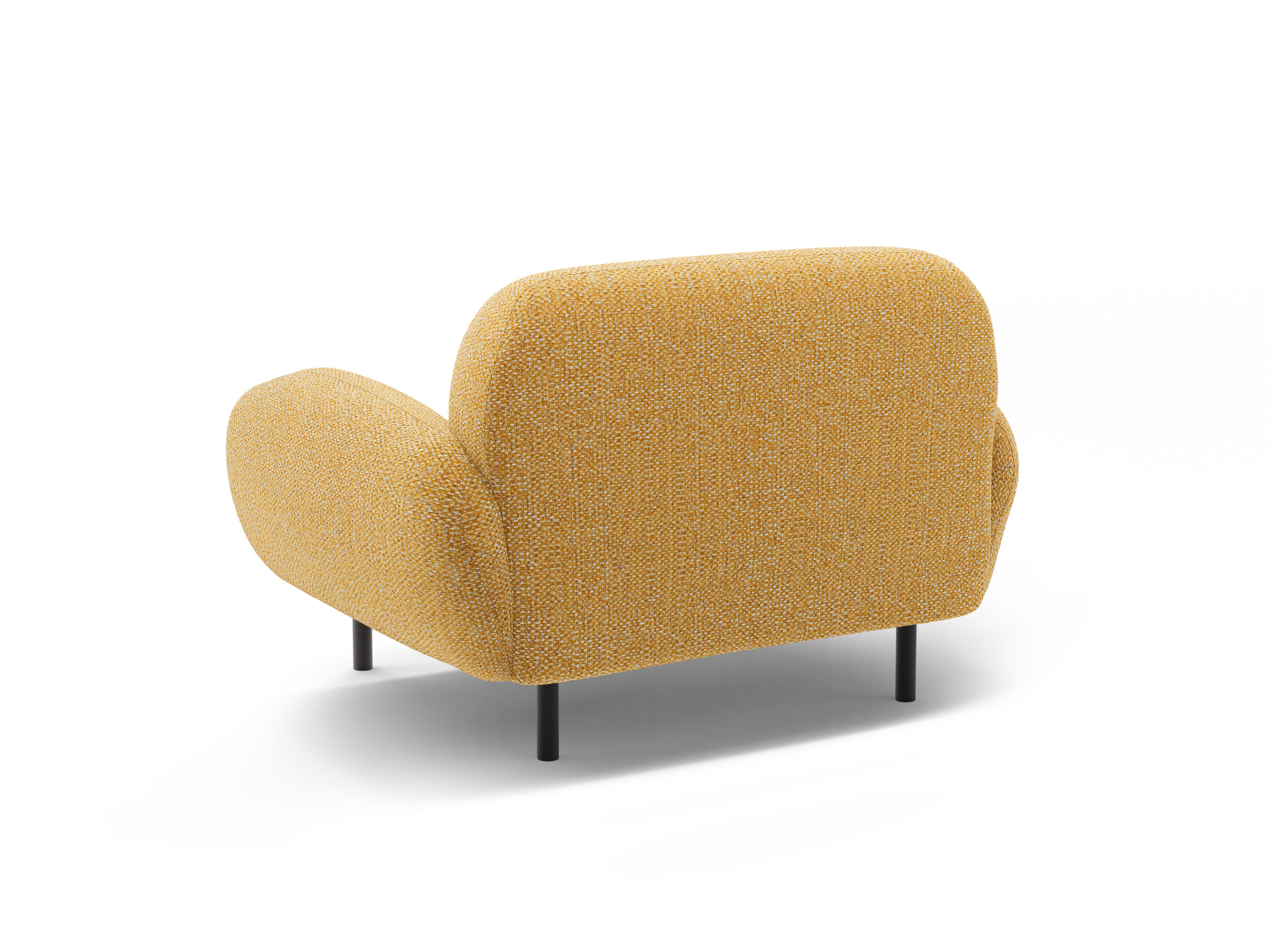 POPPY armchair mustard chenille