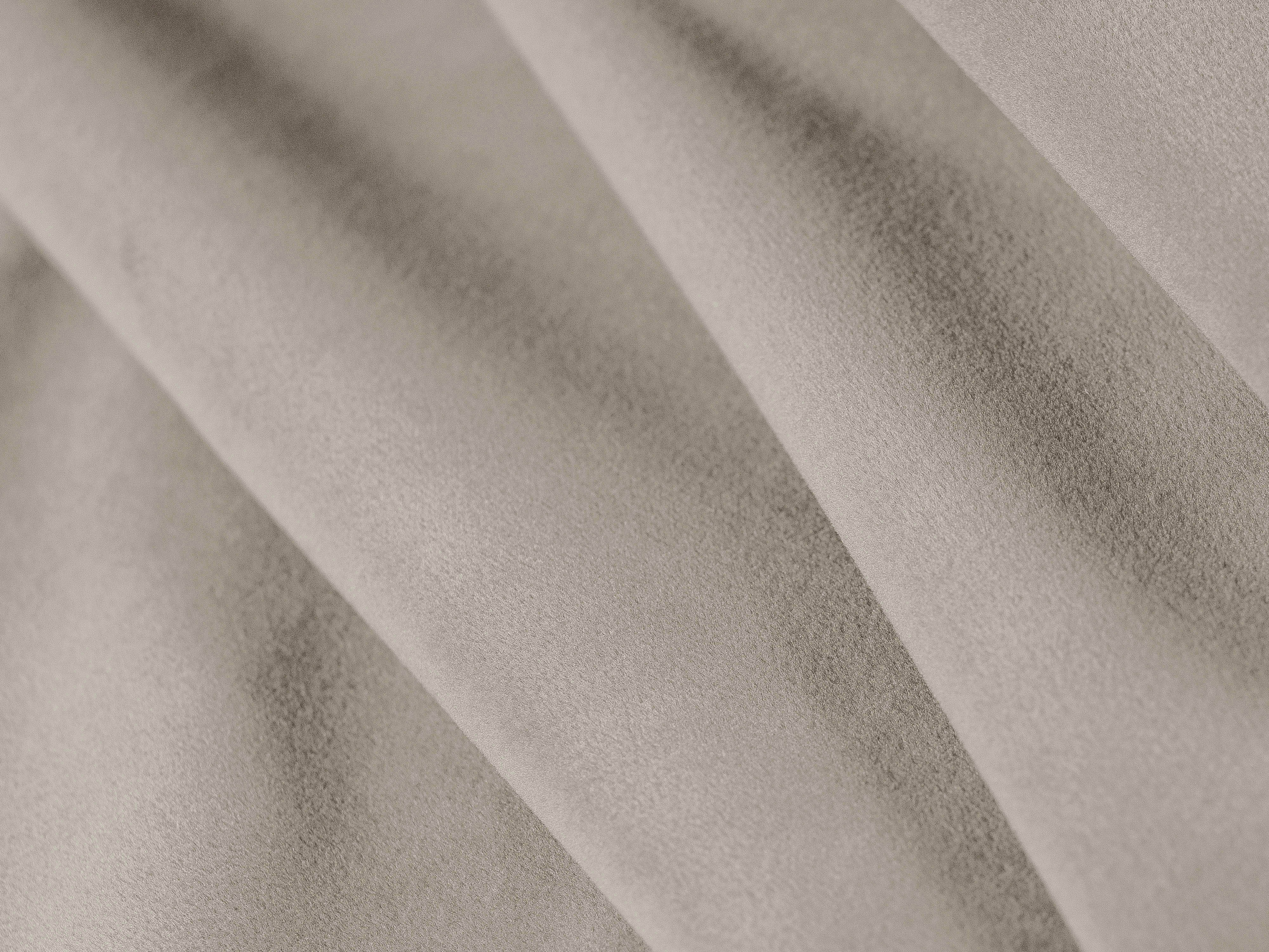 Velvet Bed ERIC Light Beige