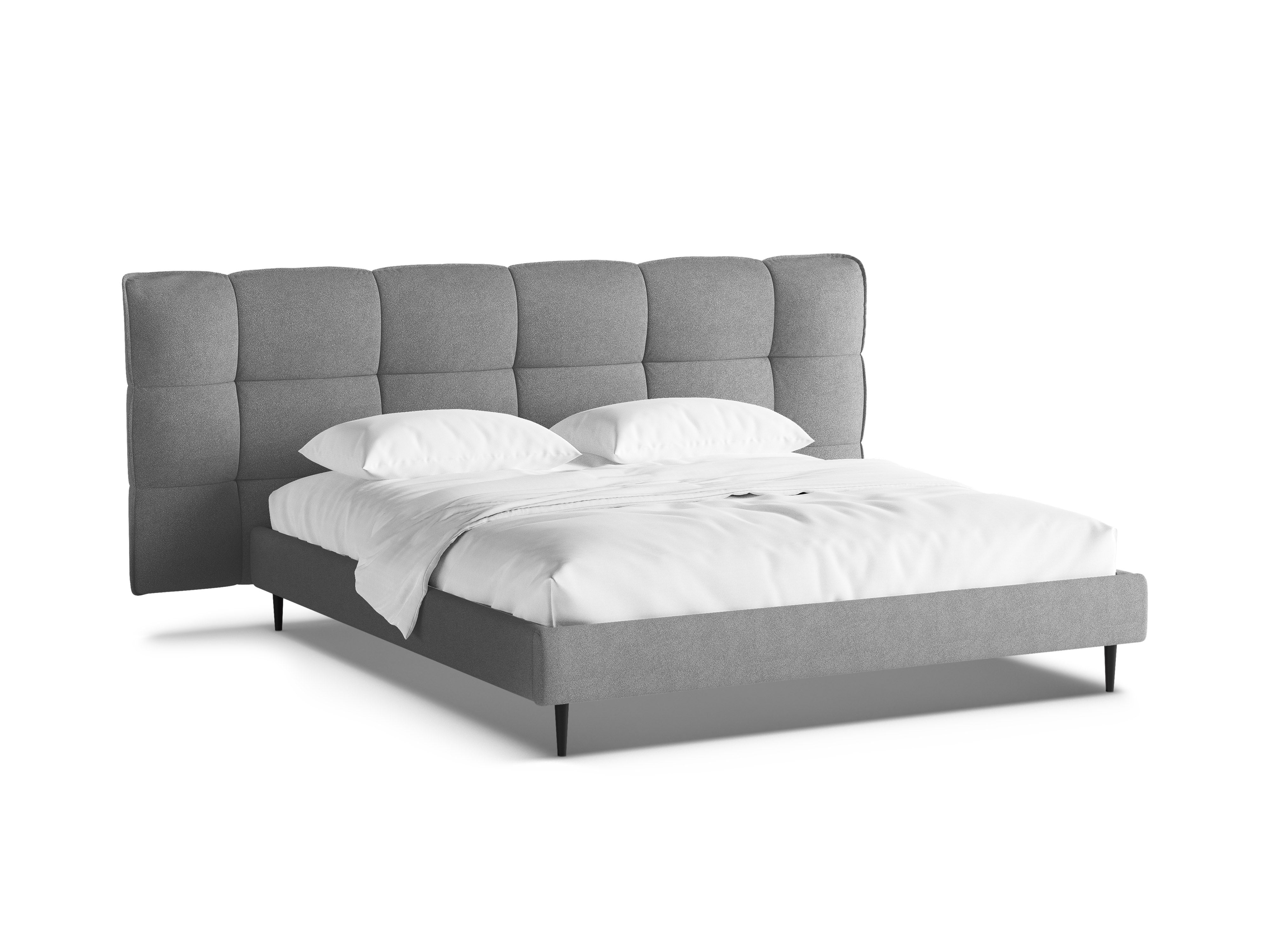 ERIC bed dark gray boucle