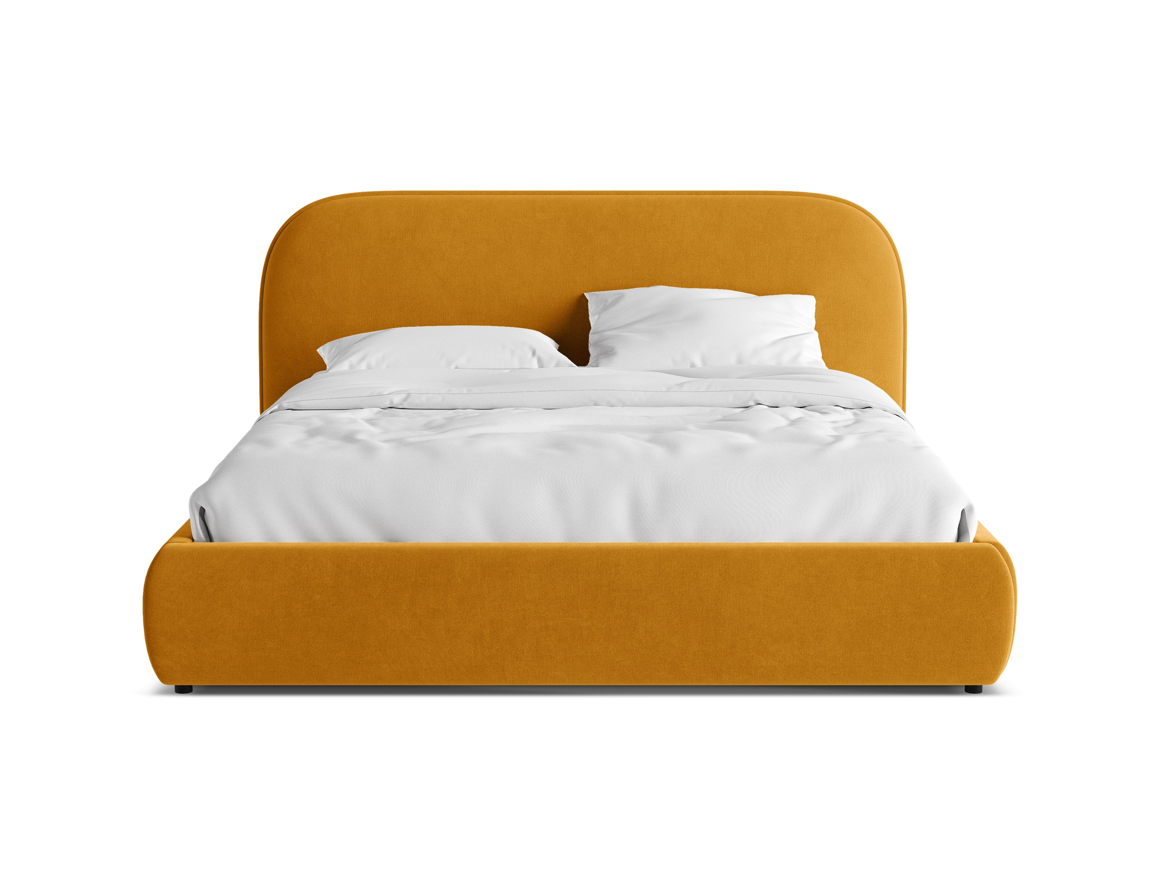 Velvet Bed MURADA Yellow