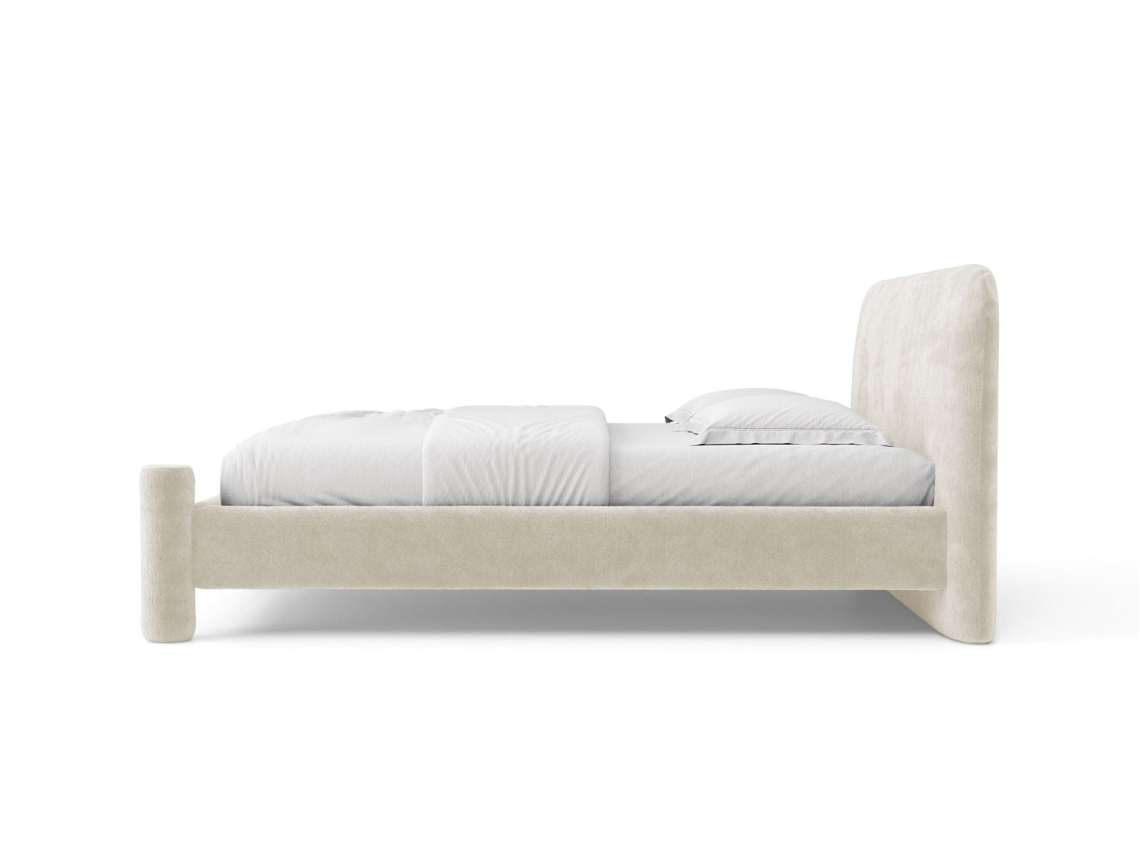 Łóżko VERA jasnobeżowy szenil
