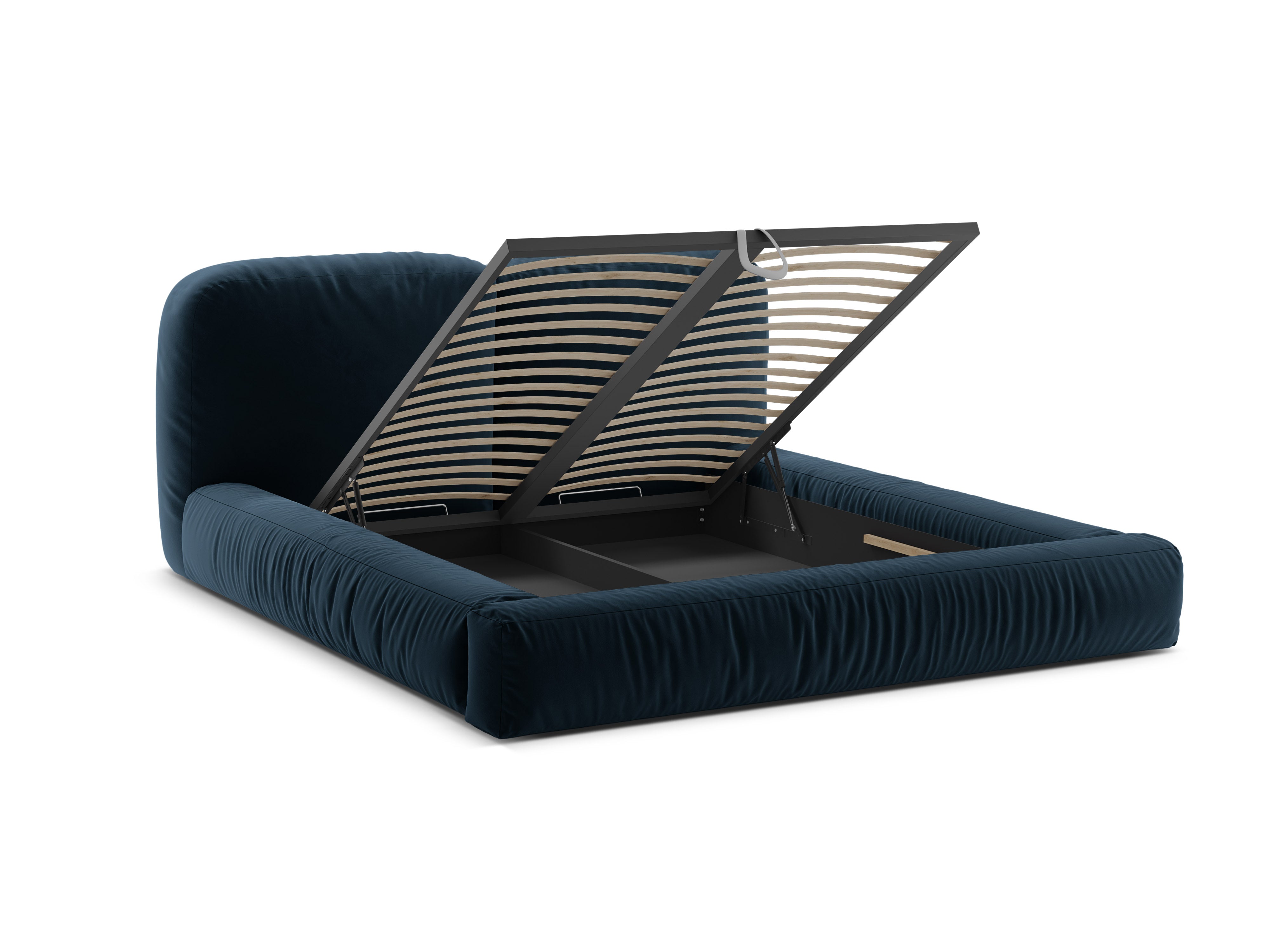 Velvet Bed MARTINA Navy Blue