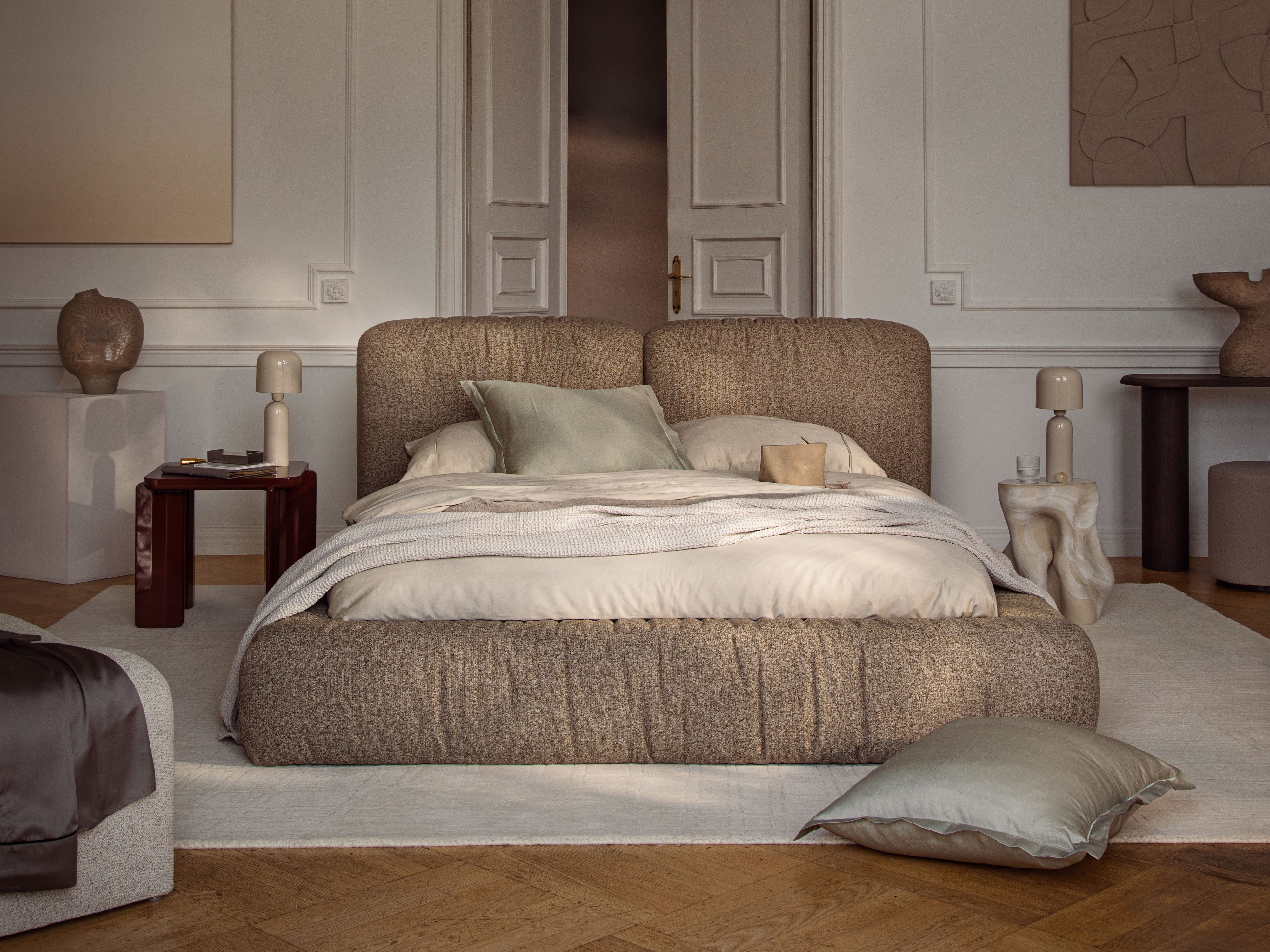 Velvet Bed MARTINA Navy Blue