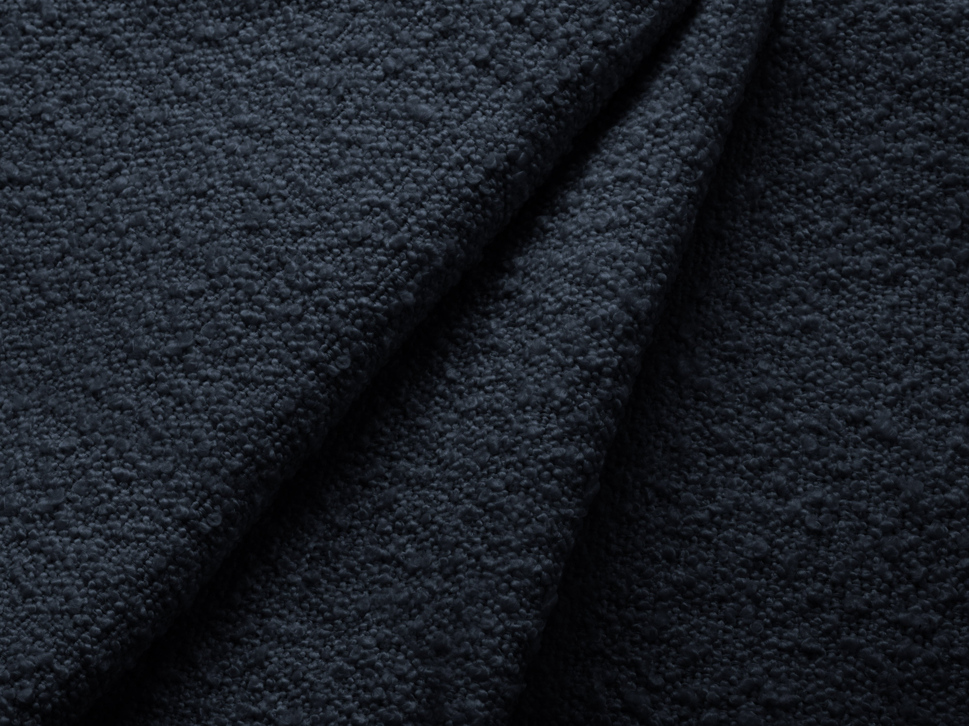 Bett LUPINE dunkelblau Boucle