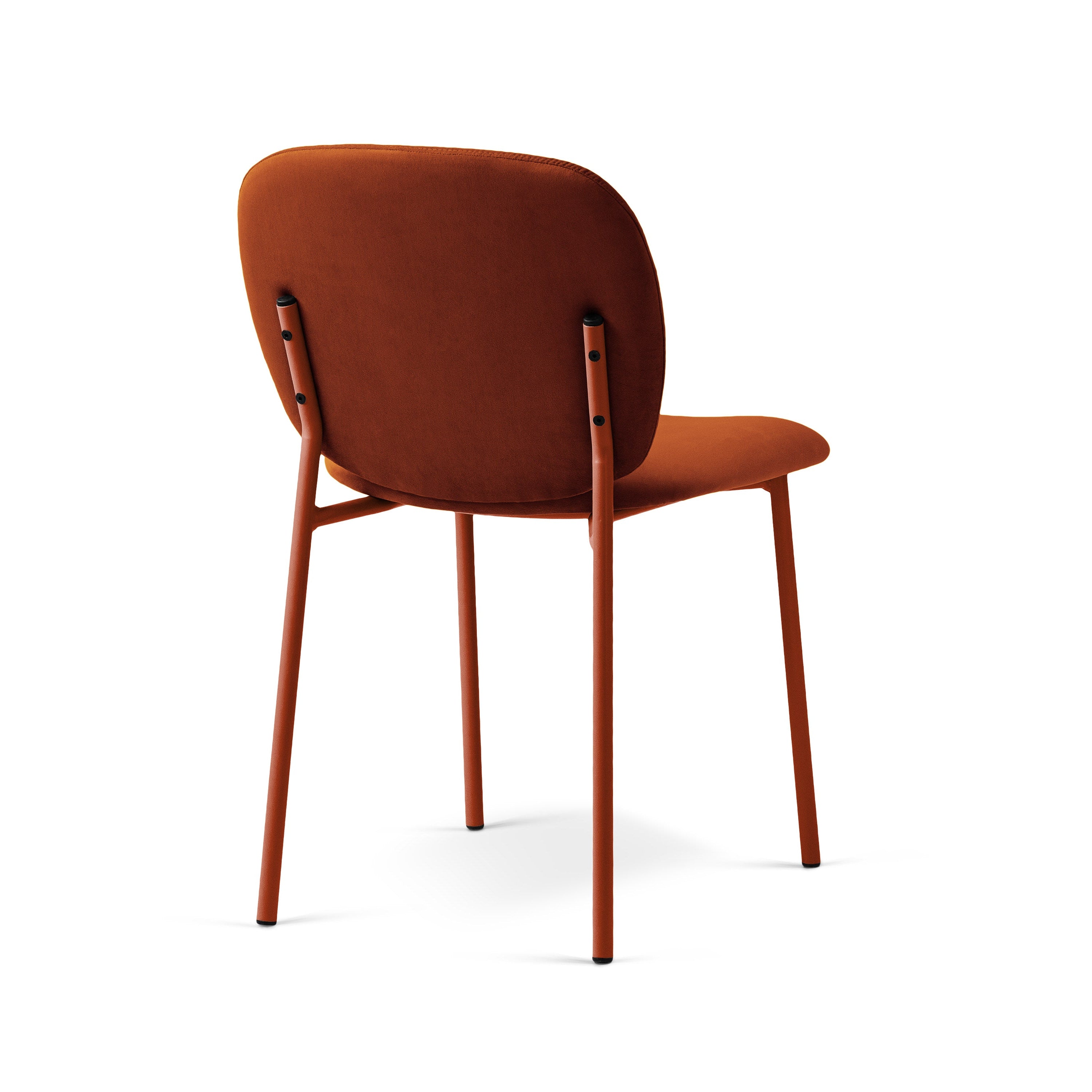 Velvet Chair CAROLINE Chestnut