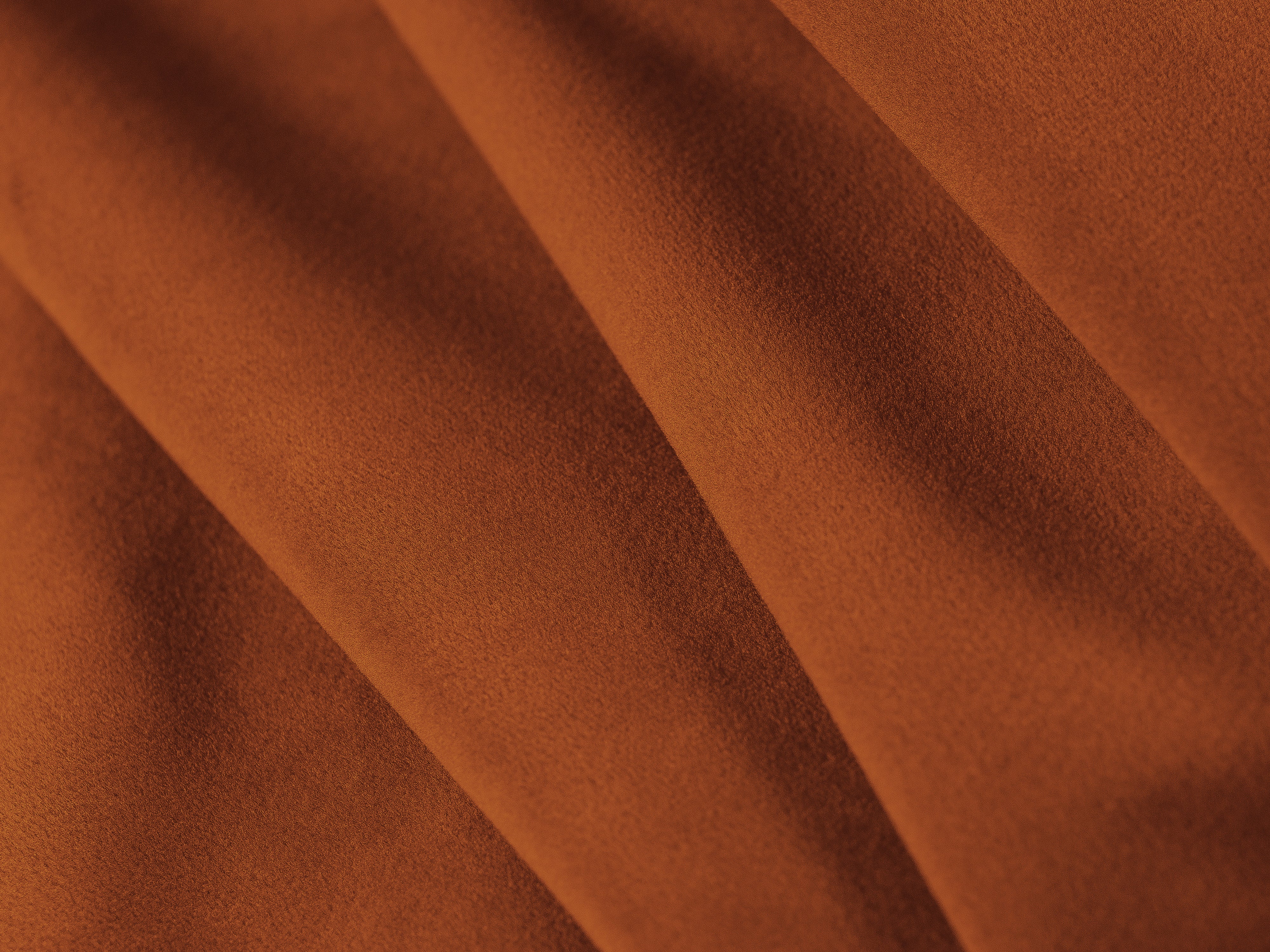 Symmetrical velvet corner sofa BEMY terracotta