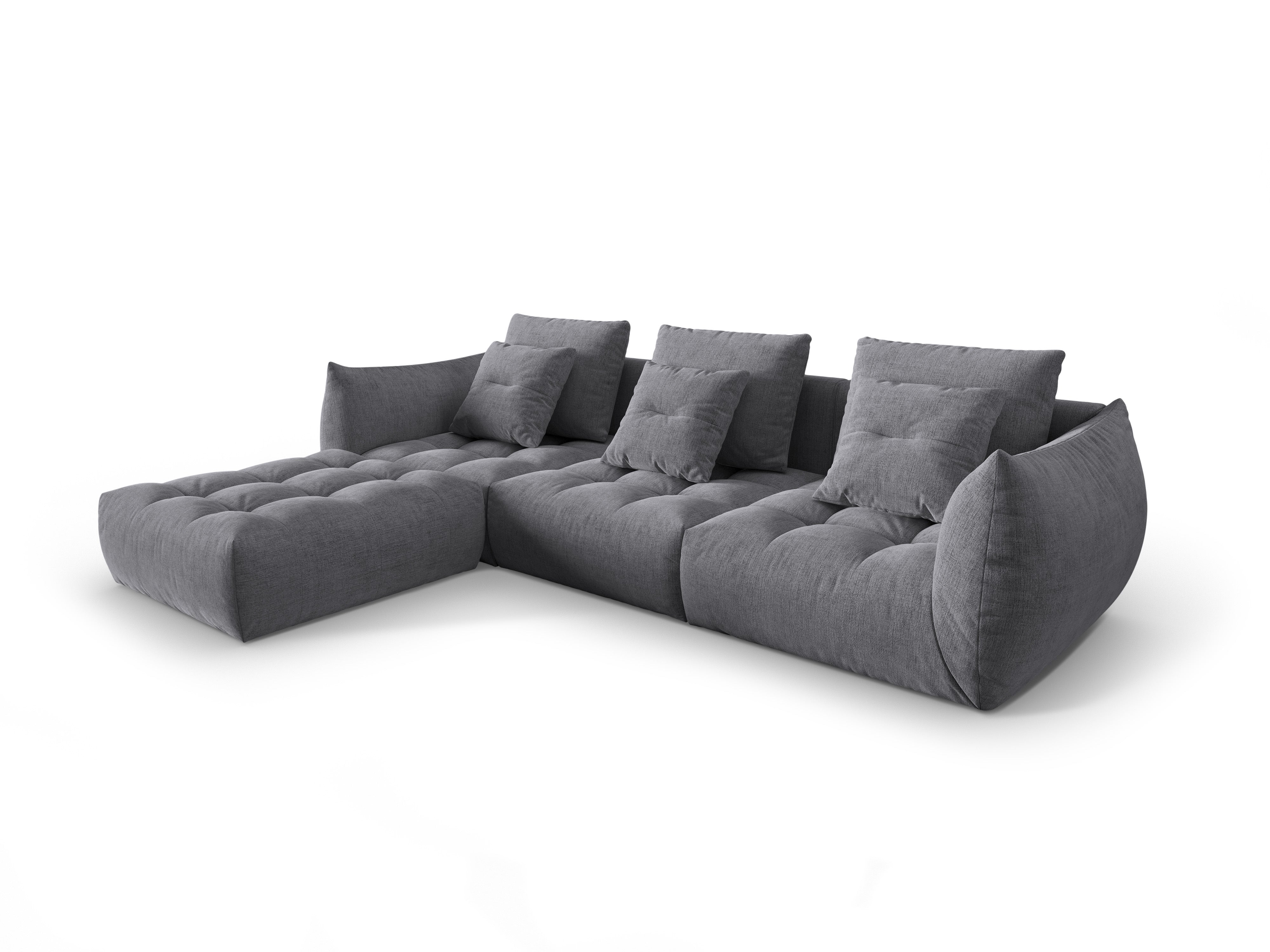 Modulares Sofa, "Bloom", 2 Sitze, grau, 332x216x95
In Europa gemacht