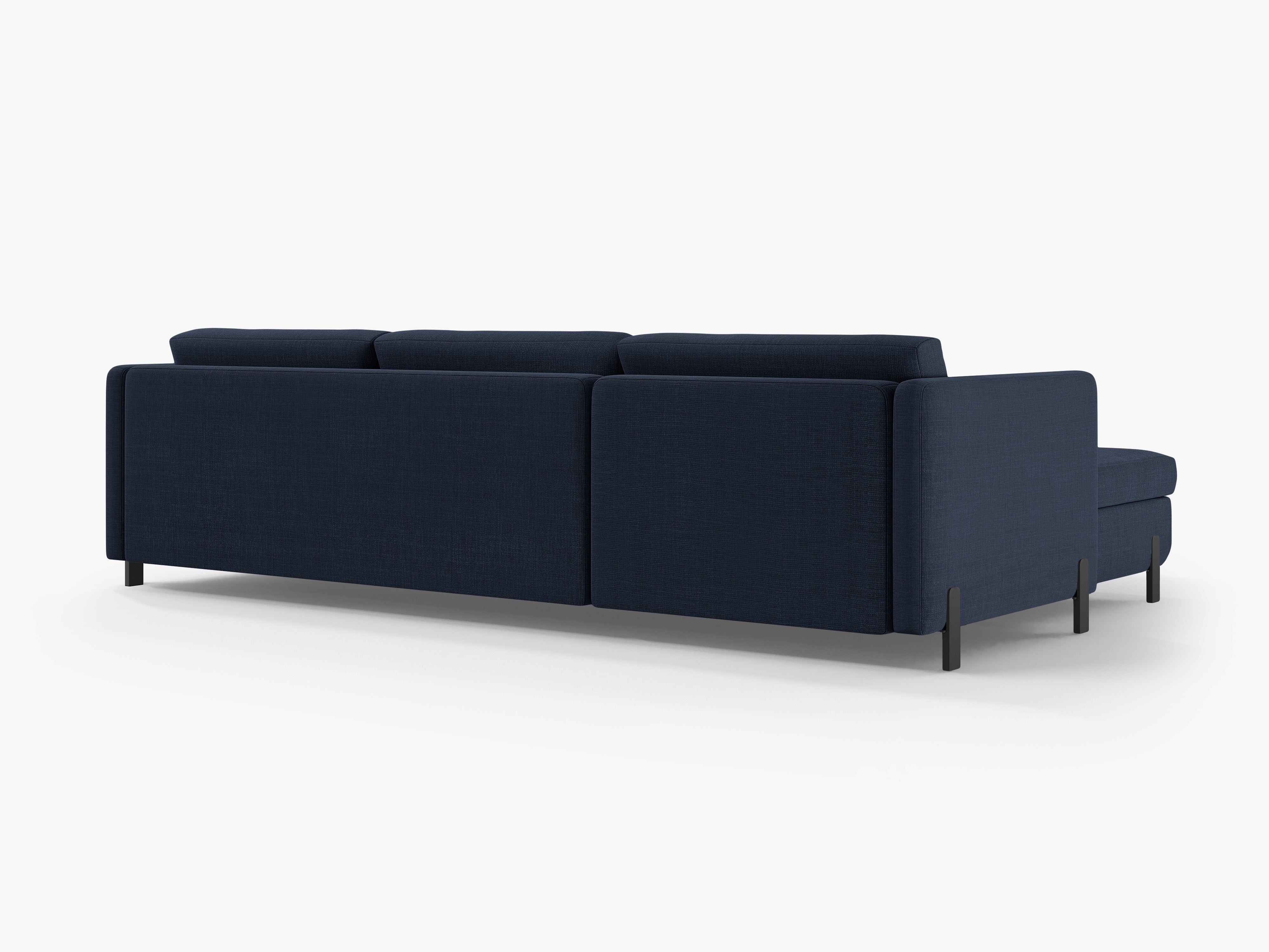 Linke Ecksofa mit Bettfunktion und Schachtel, "Gloria", 5 Sitze, Blau, 280x170x80
In Europa gemacht