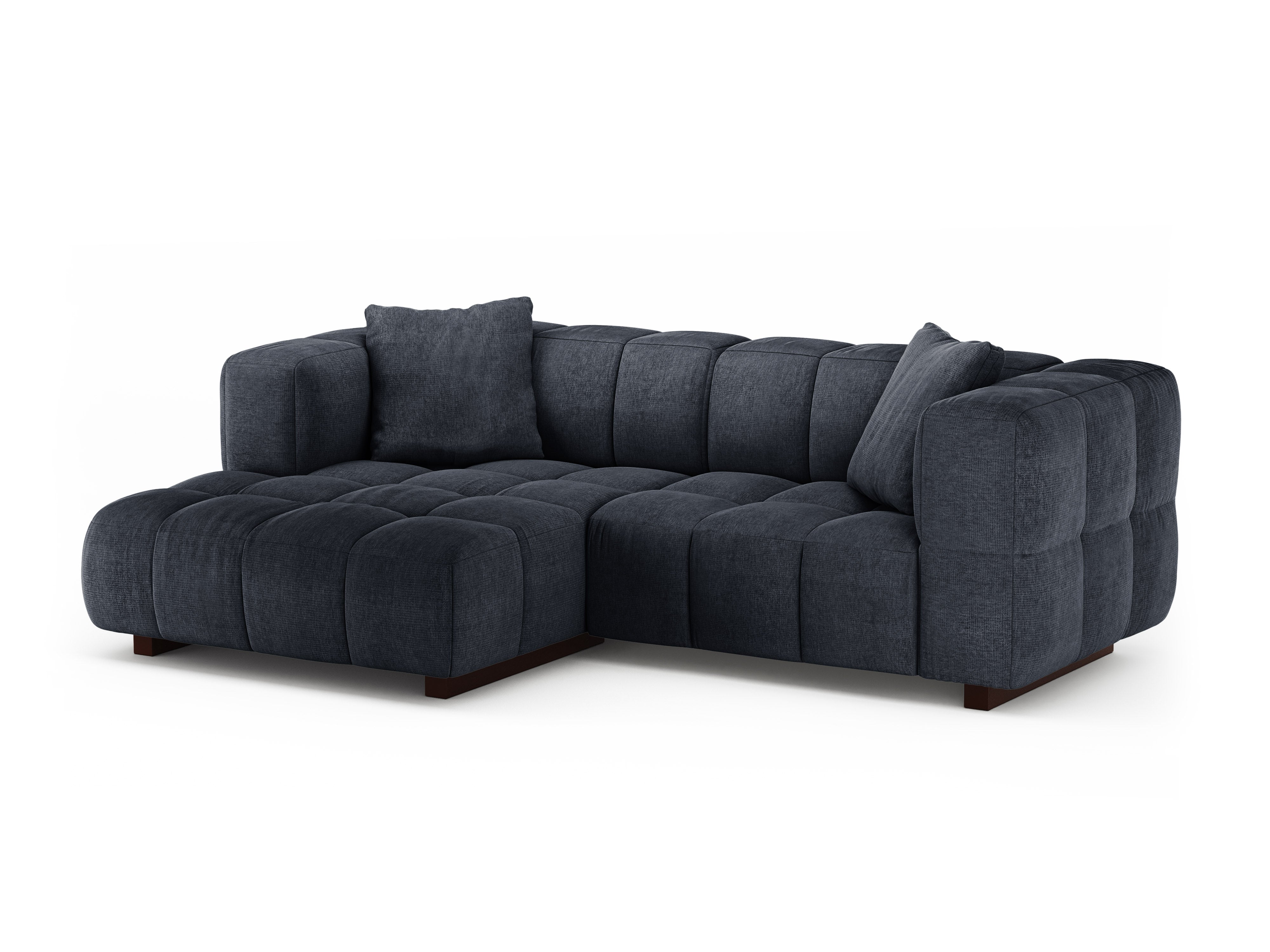 Ecksofa links mit Schlaffunktion PUMA dunkelblau