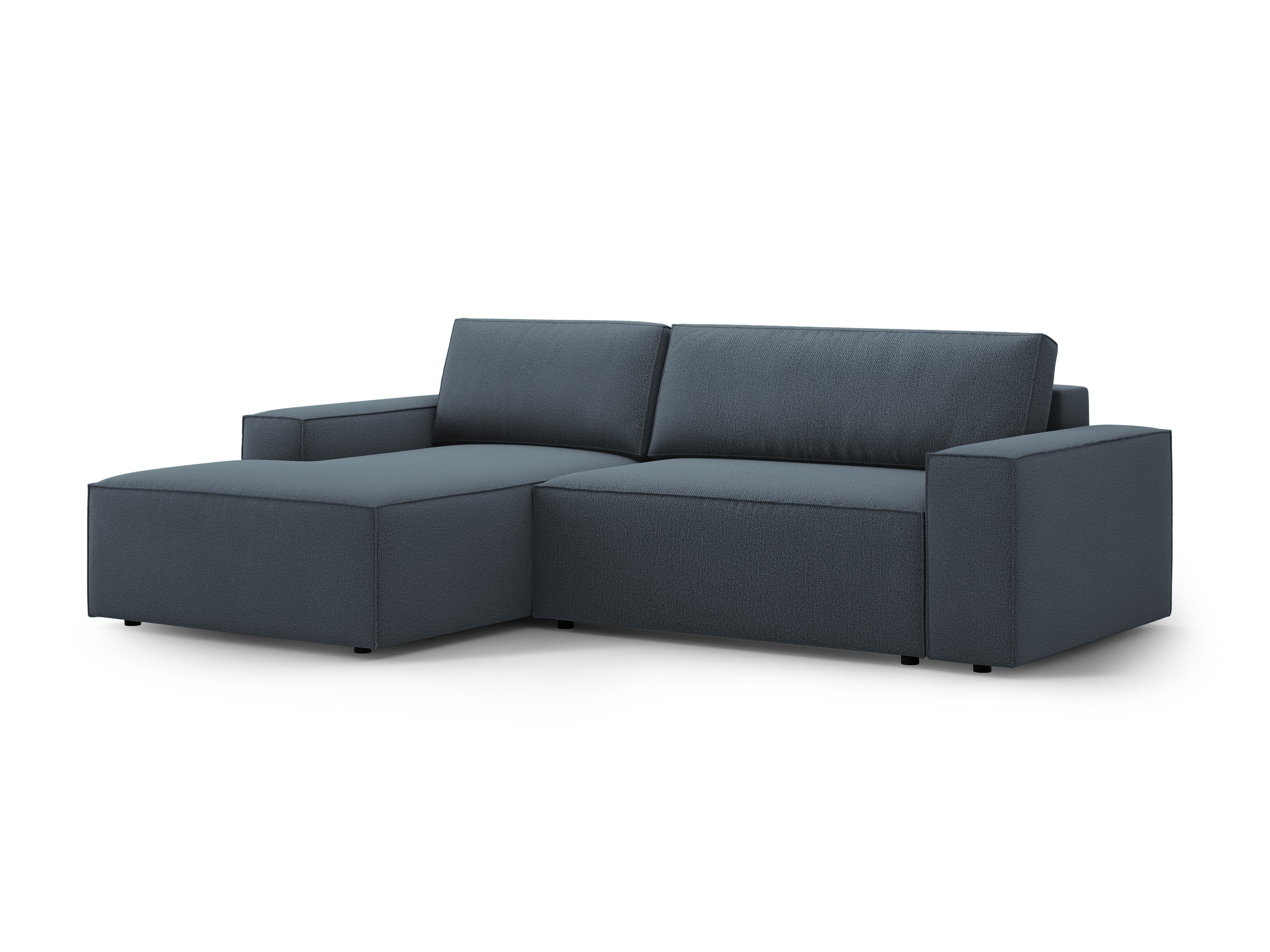 Ecksofa links mit Schlaffunktion JODIE blau