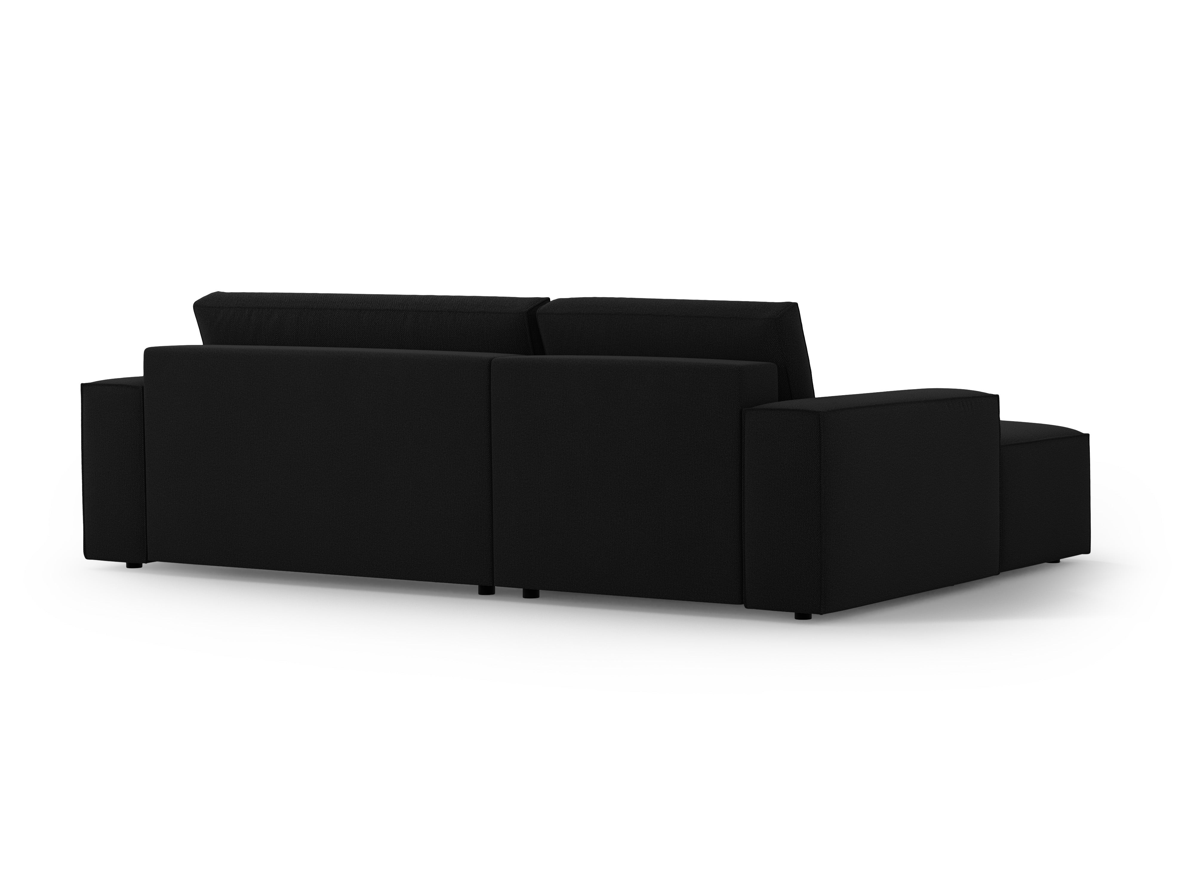 Ecksofa links mit Schlaffunktion JODIE schwarz