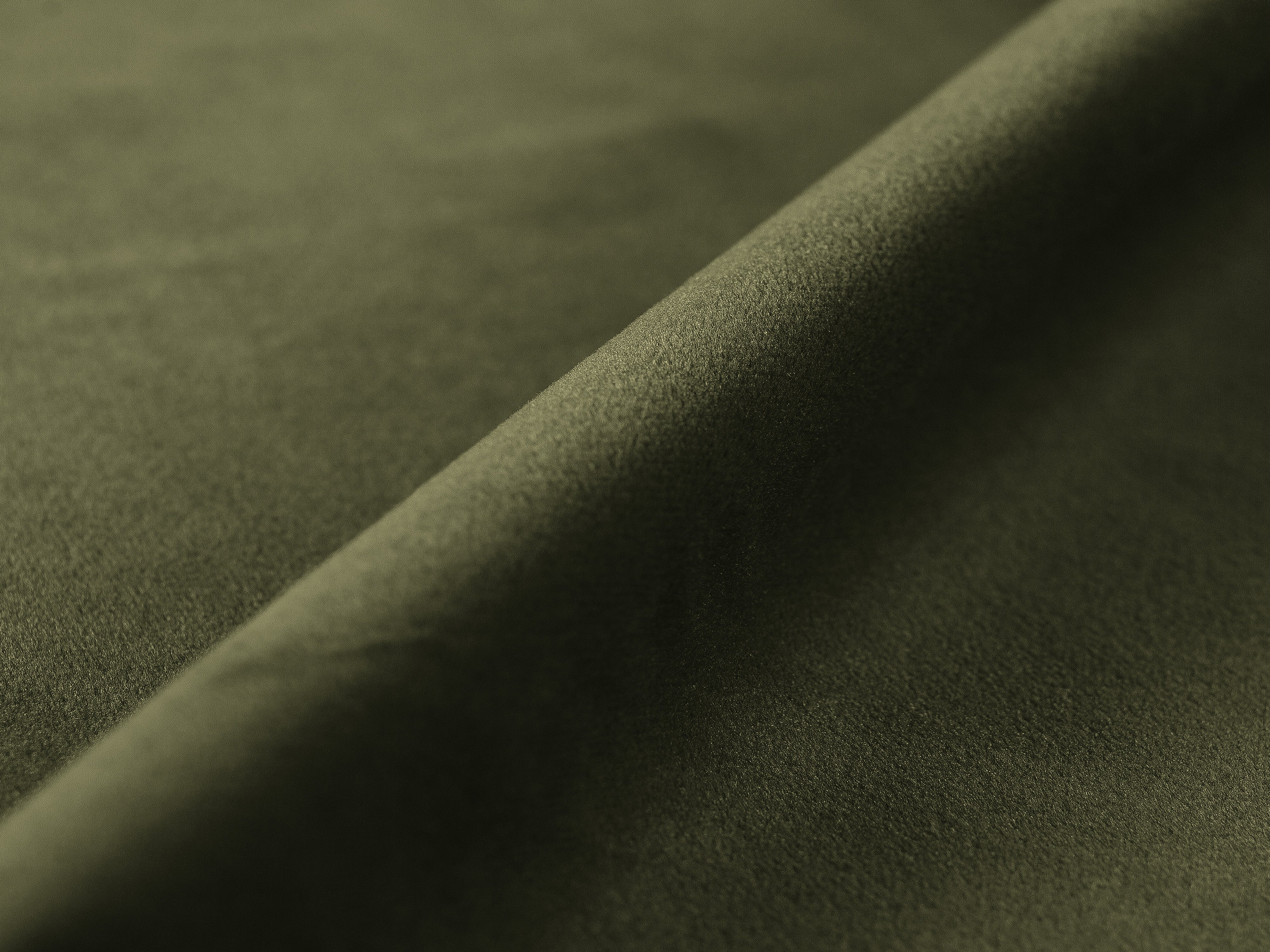 Narożnik aksamitny lewostronny 3-osobowy z funkcją spania VICTOR zielony