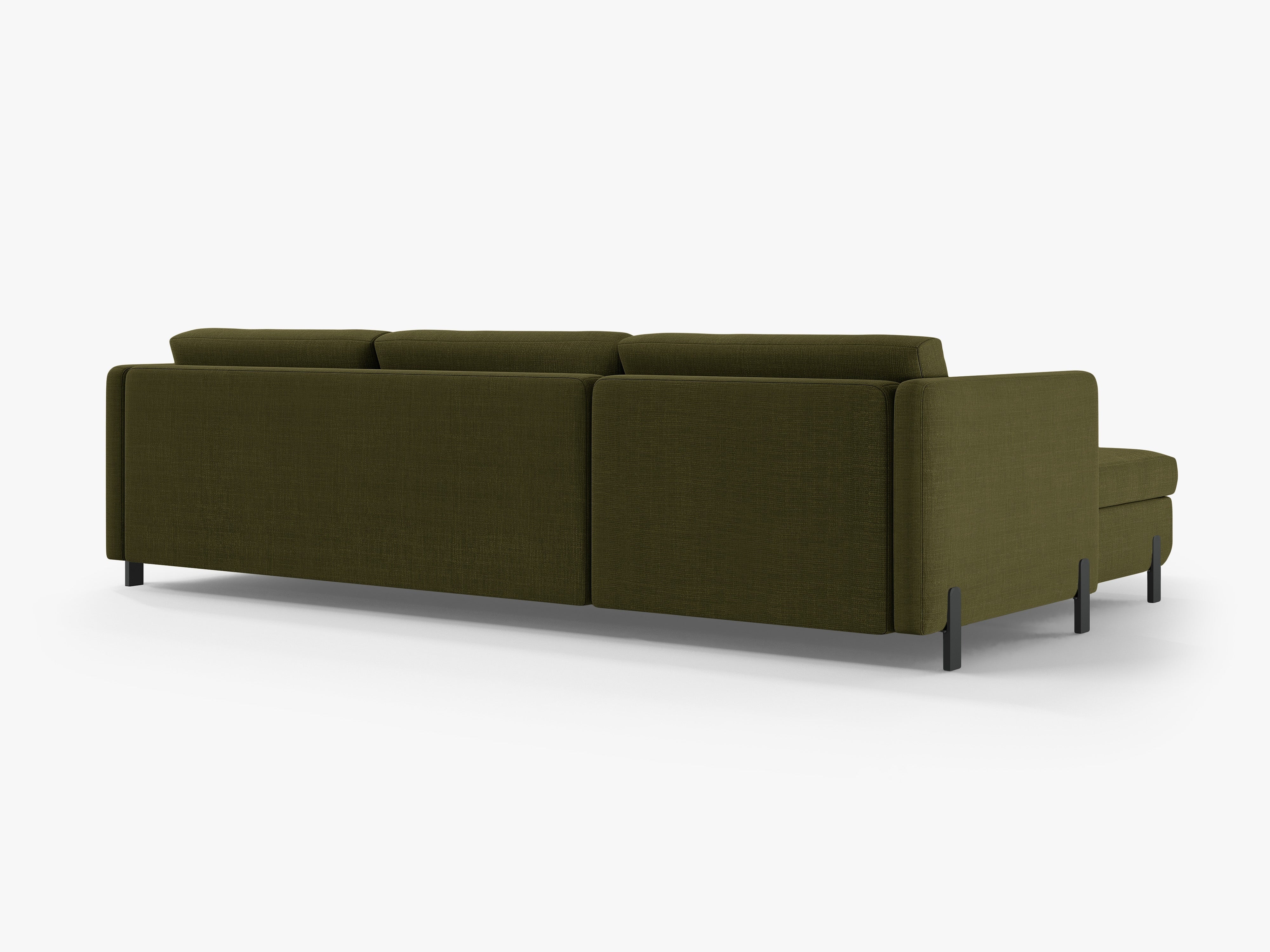 Linke Ecksofa mit Bettfunktion und Schachtel, "Gloria", 4 Sitze, Grün, 260x170x80
In Europa gemacht