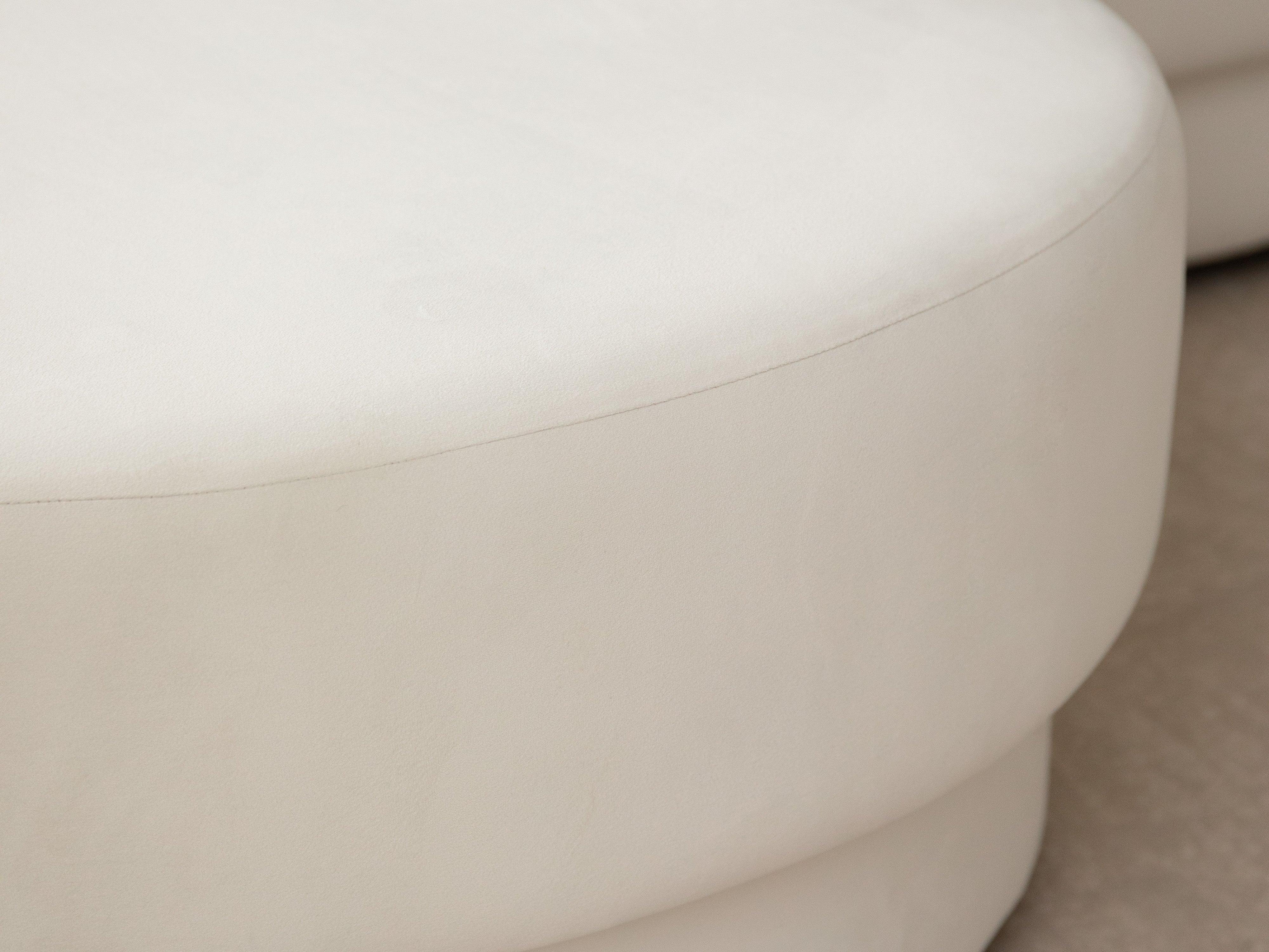U-förmiger Ecksofa MILEY beige Chenille