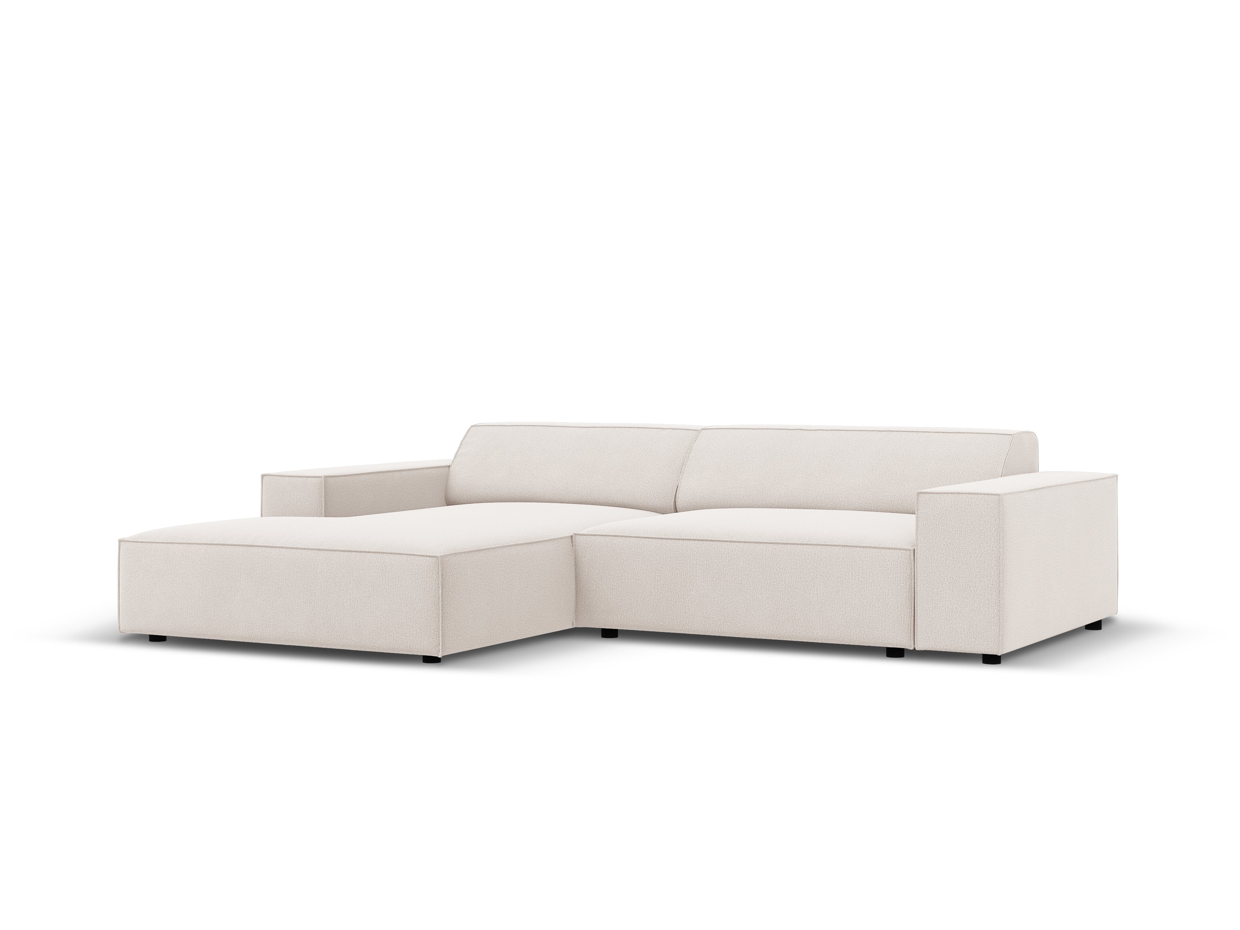 Narożnik lewostronny 3-osobowy JODIE jasnobeżowy