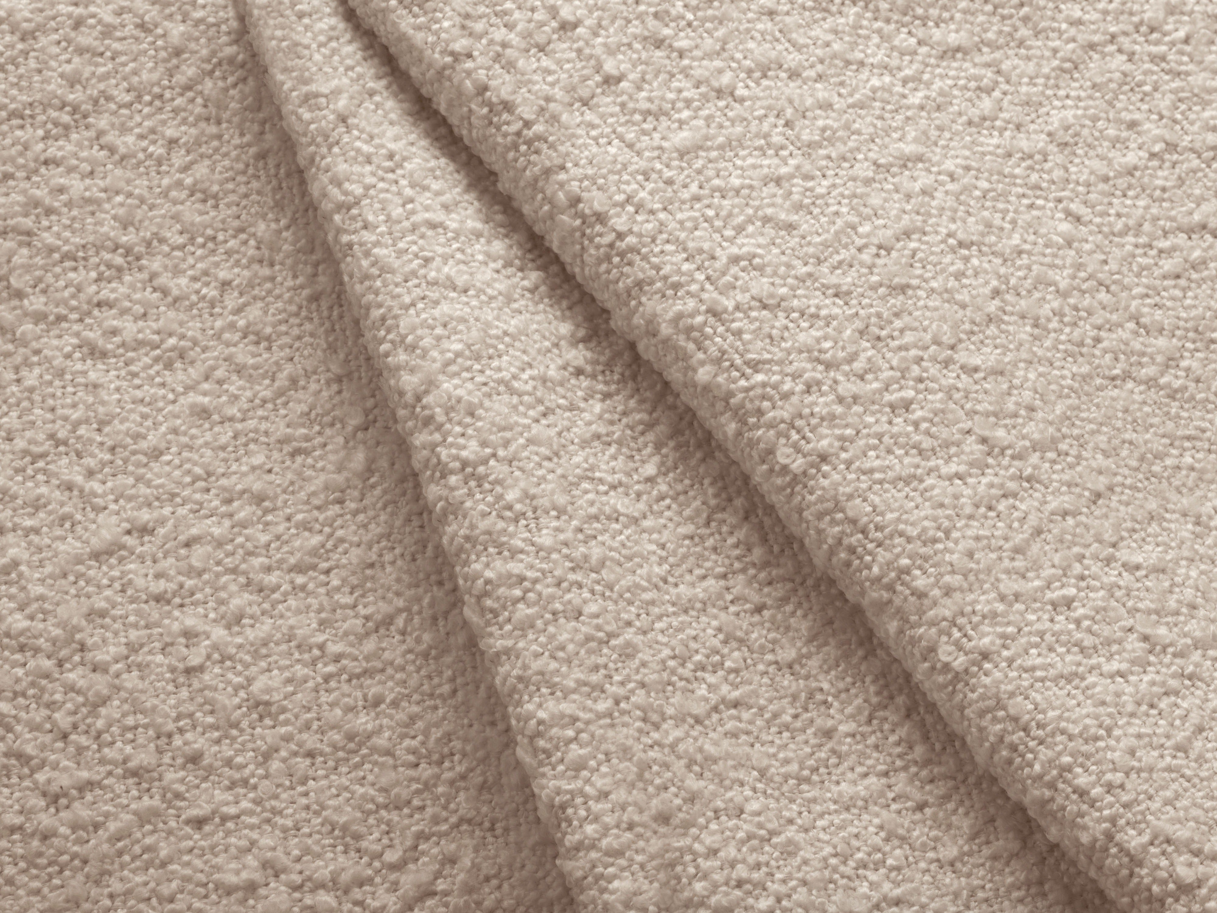 Rechtsseitige 2-sitzige Eckcouch KATE beige Boucle