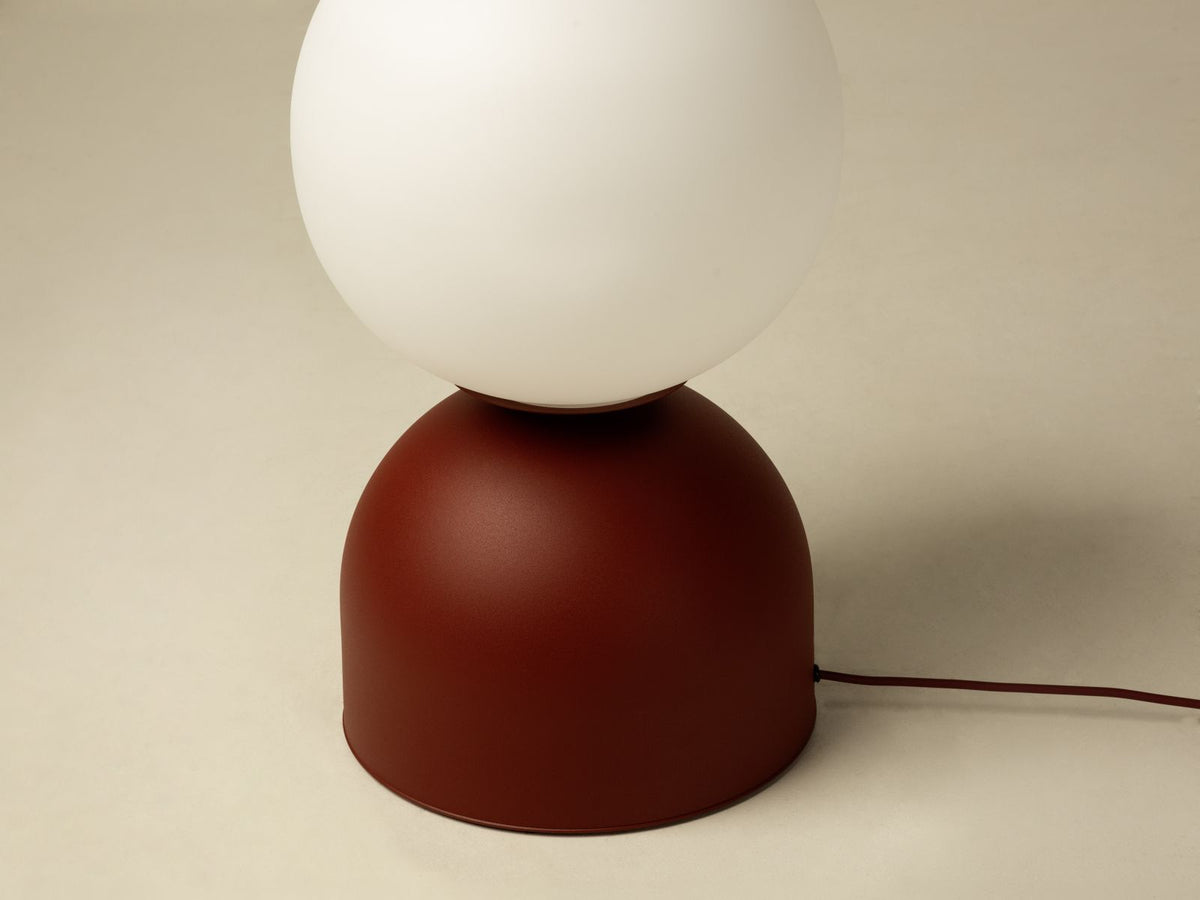 Lampa podłogowa ELY burgundowy – ujęcie 4