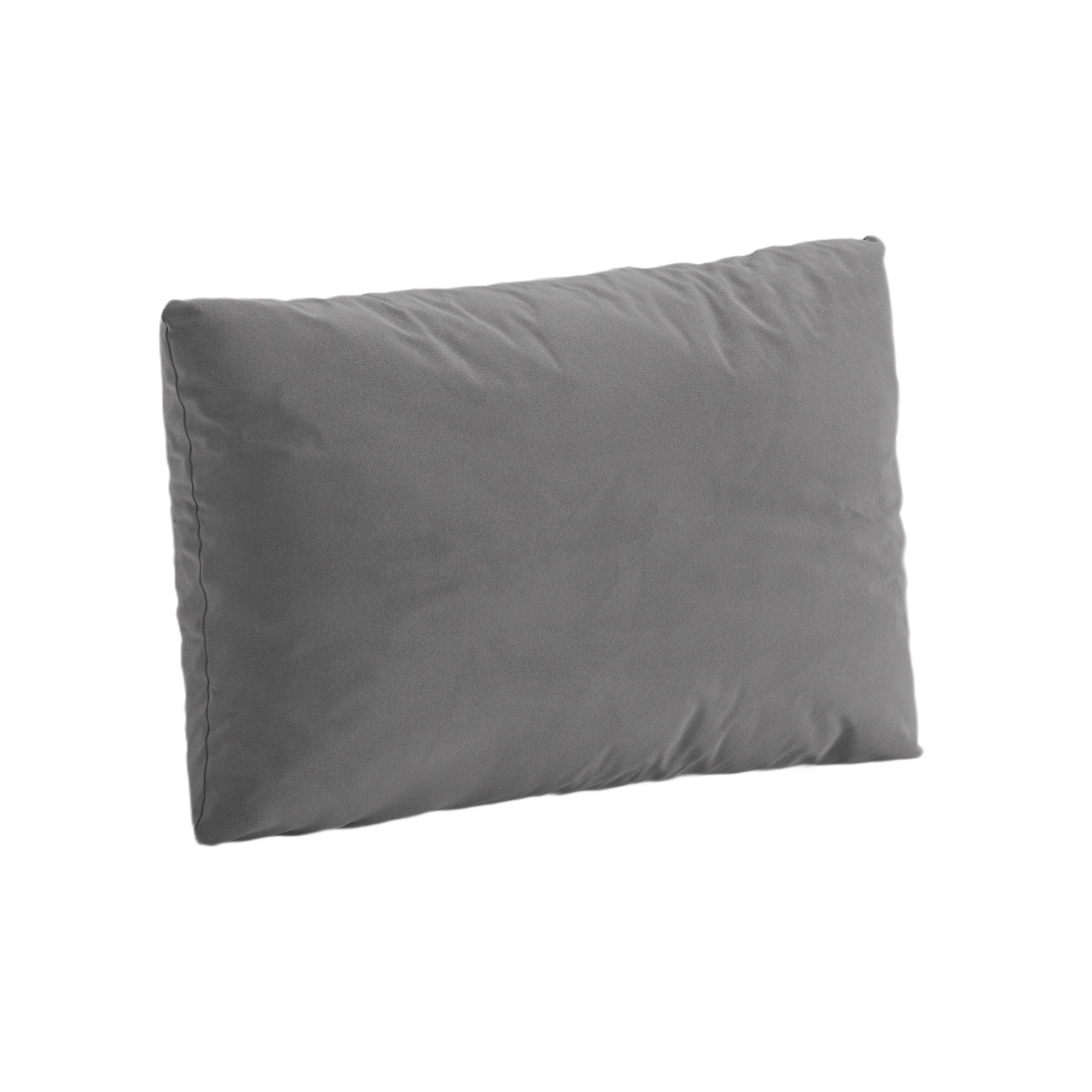 Samt-Kissen POPPY hellgrau