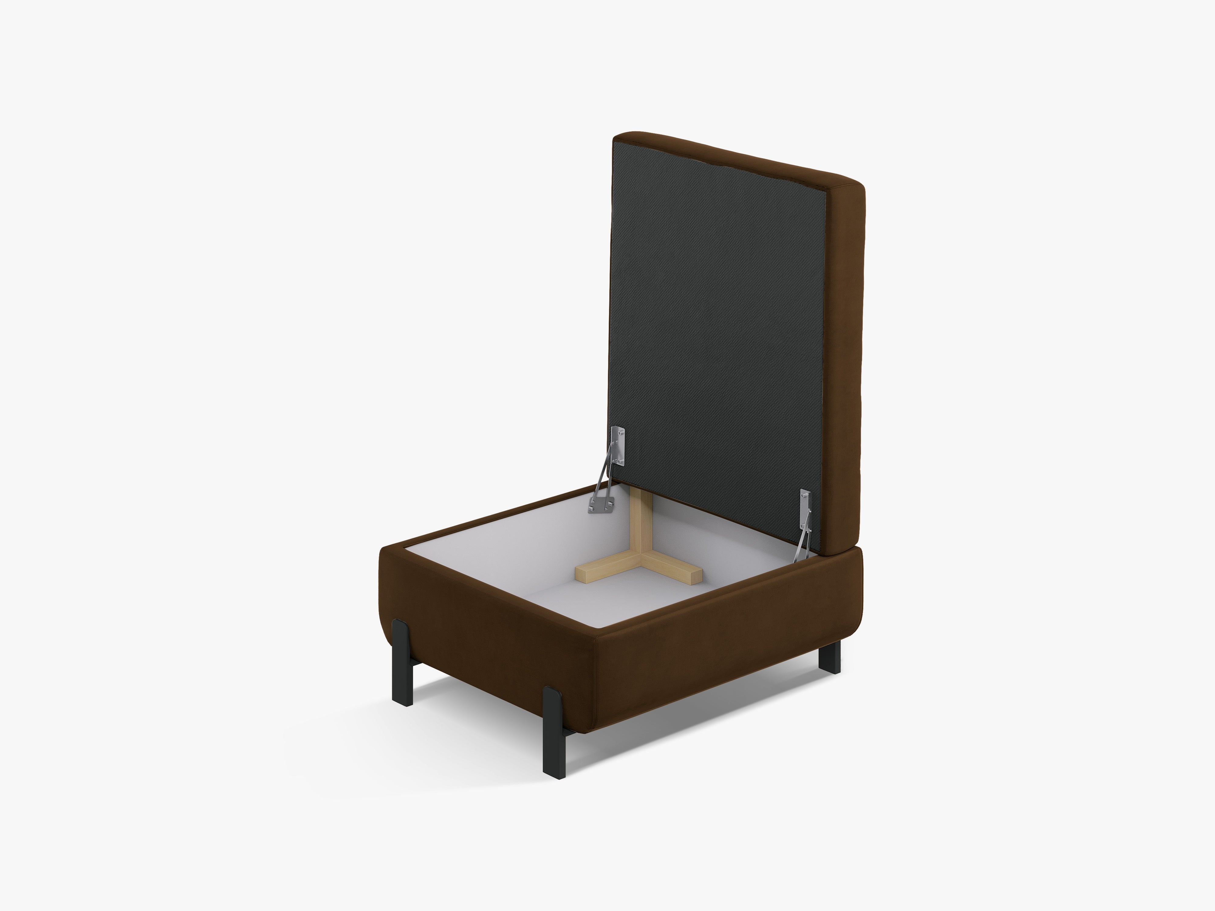 Velvet Fumpu mit Box, "Gloria", 1 Sitz, Schokolade, 87x72x46
In Europa gemacht