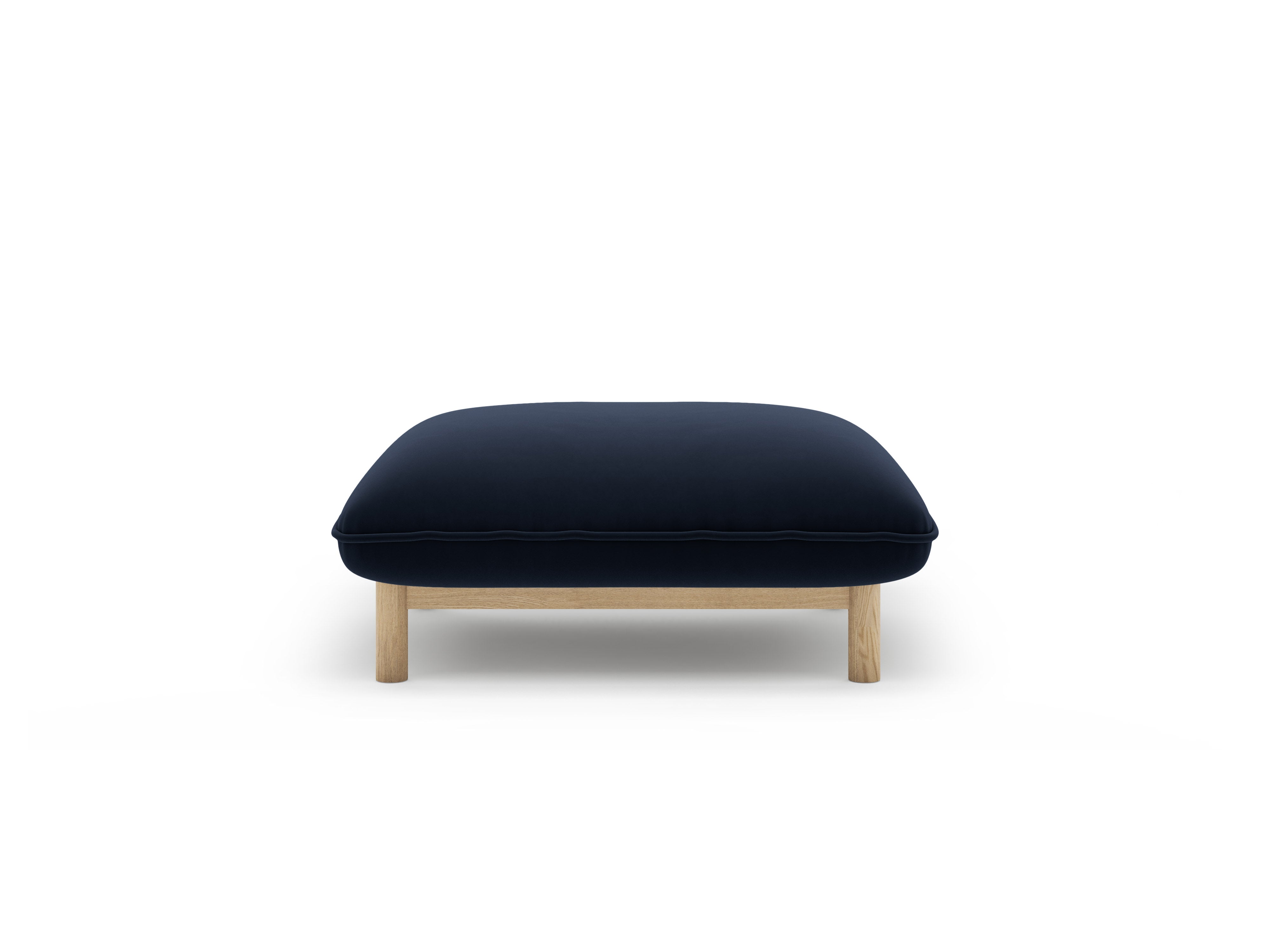 Velvet Pouf ADA Royal Blue