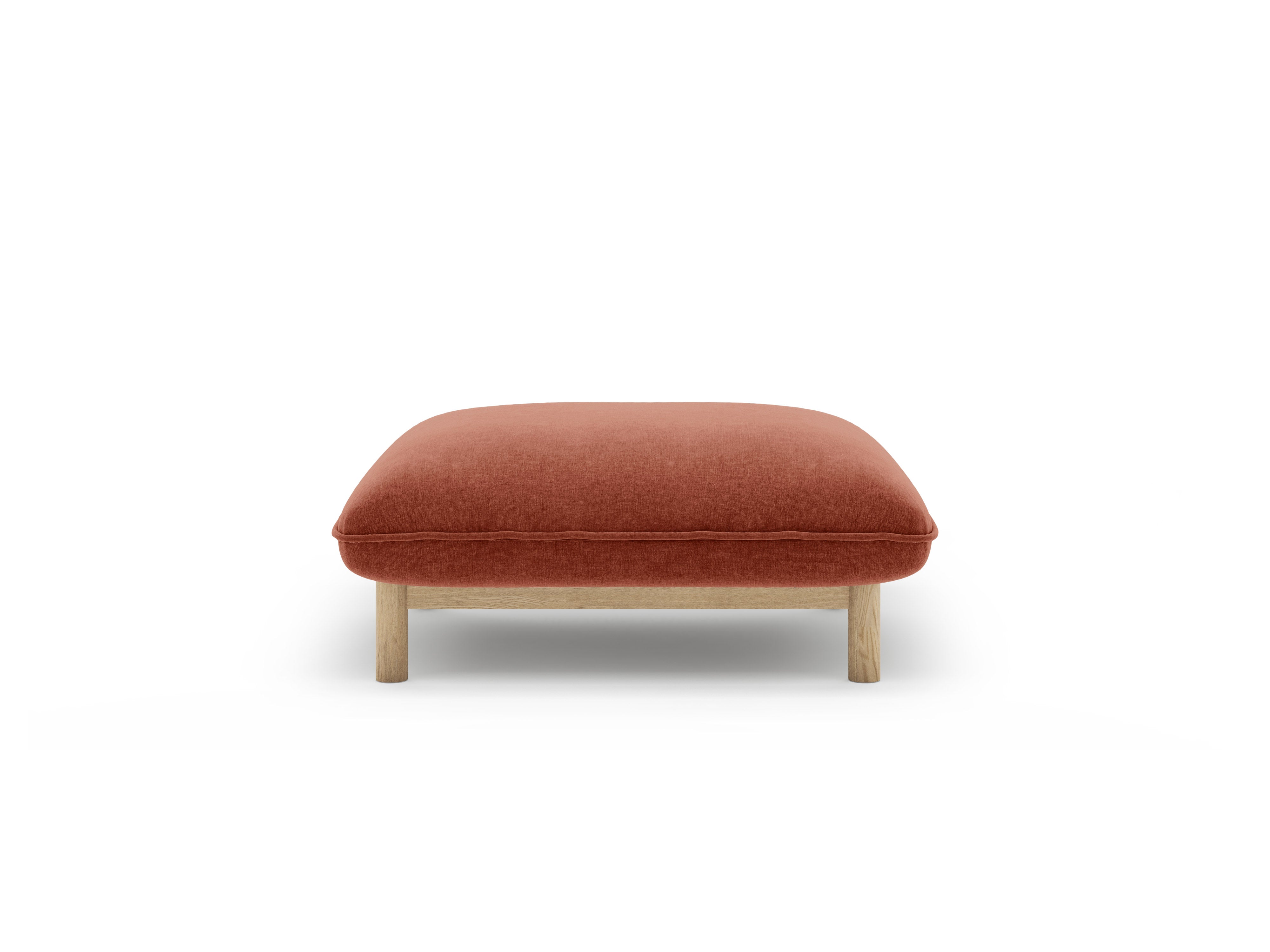 ADA Chestnut Chenille Pouf