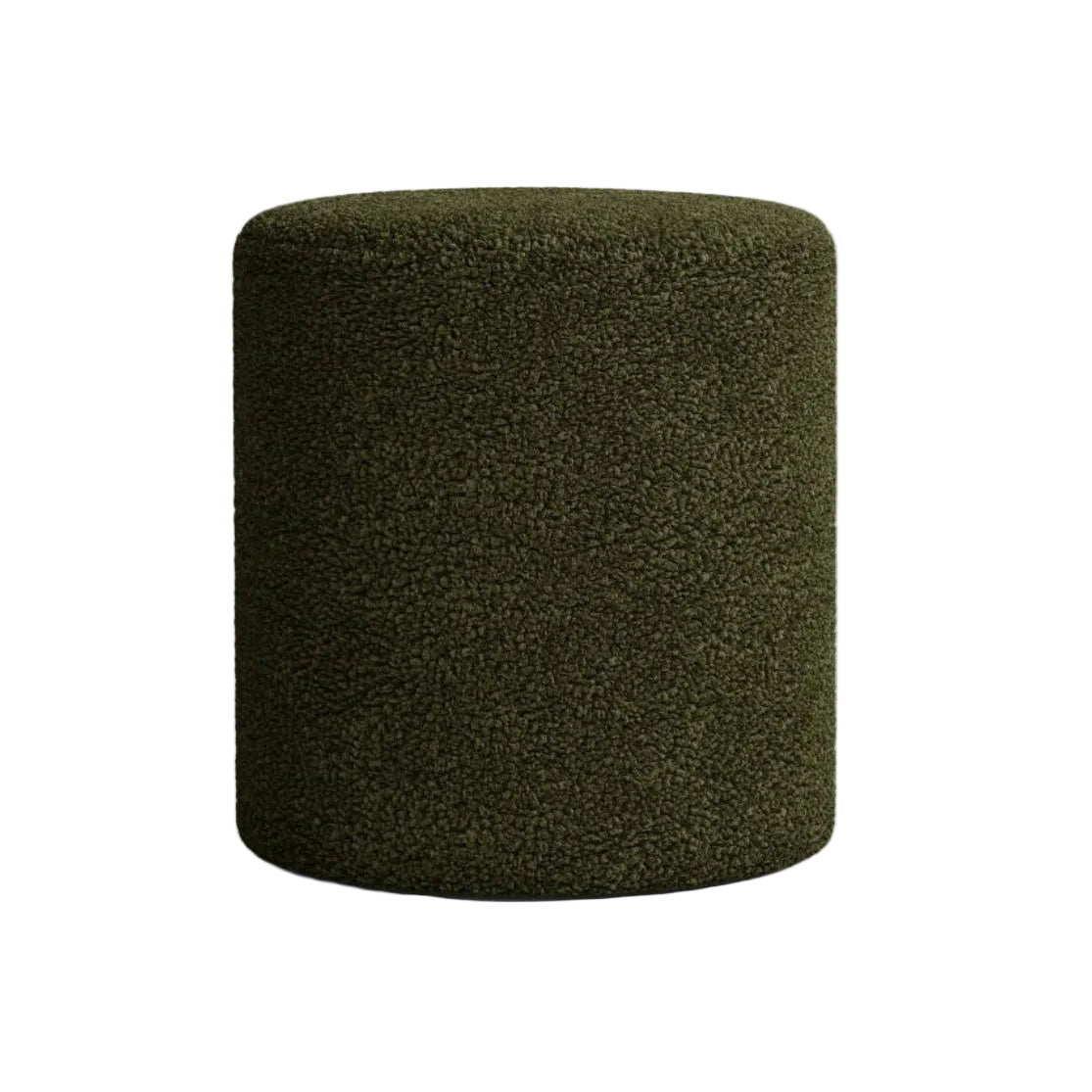 Puf DIA zielony puszysty boucle – Micadoni