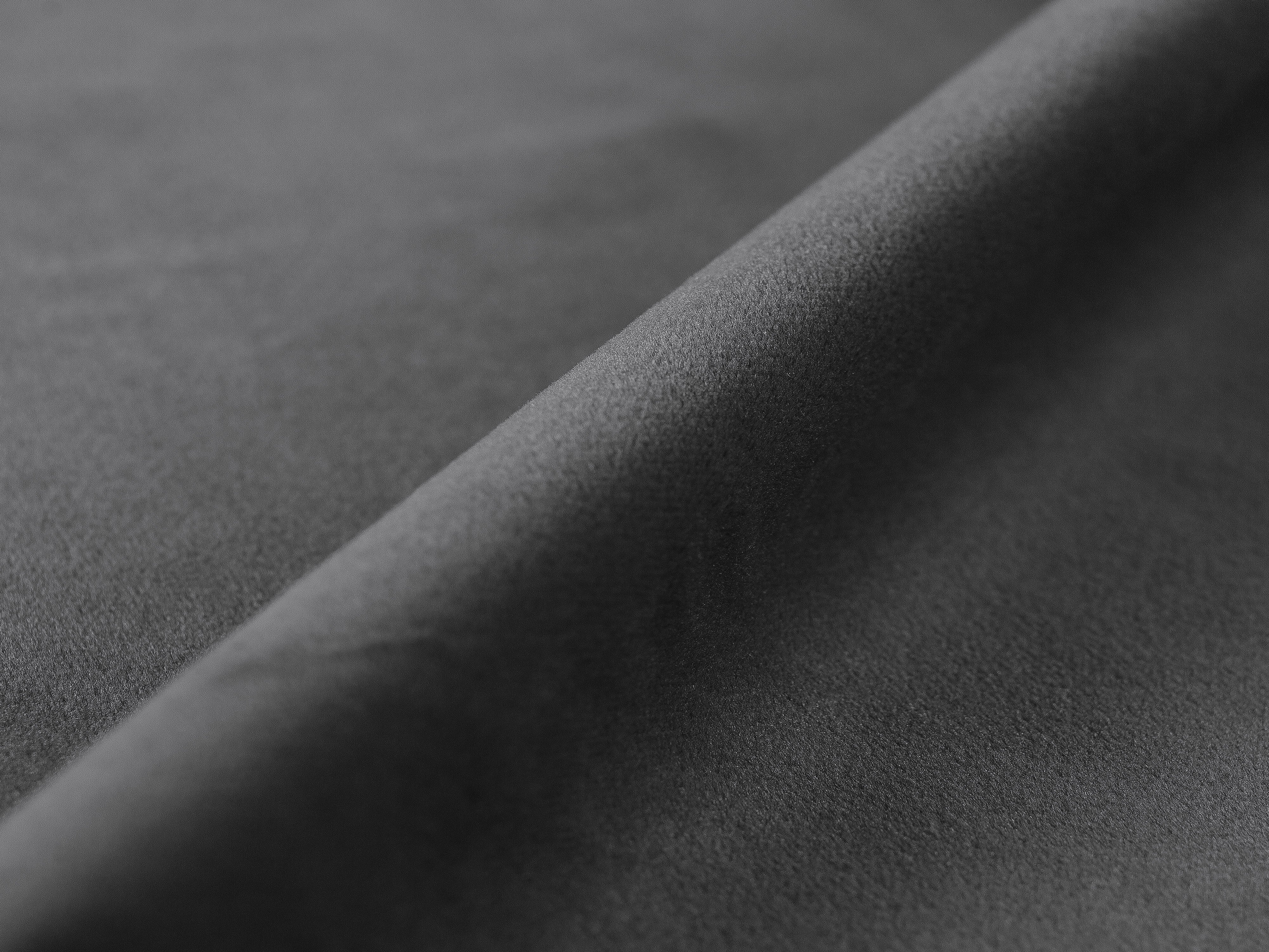 Narożnik aksamitny prawostronny 3-osobowy z funkcją spania VICTOR szary