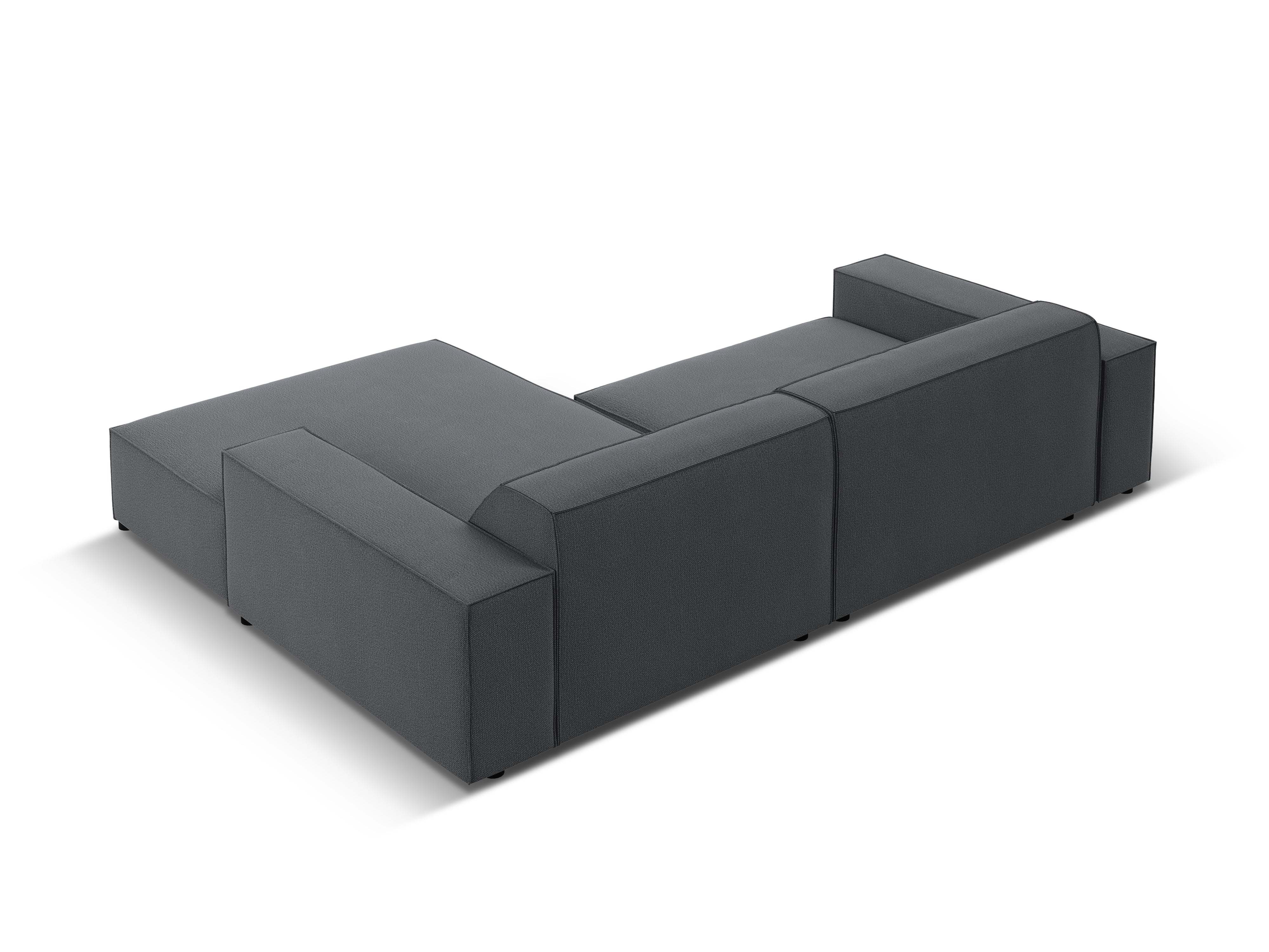 Narożnik prawostronny 3-osobowy JODIE szary