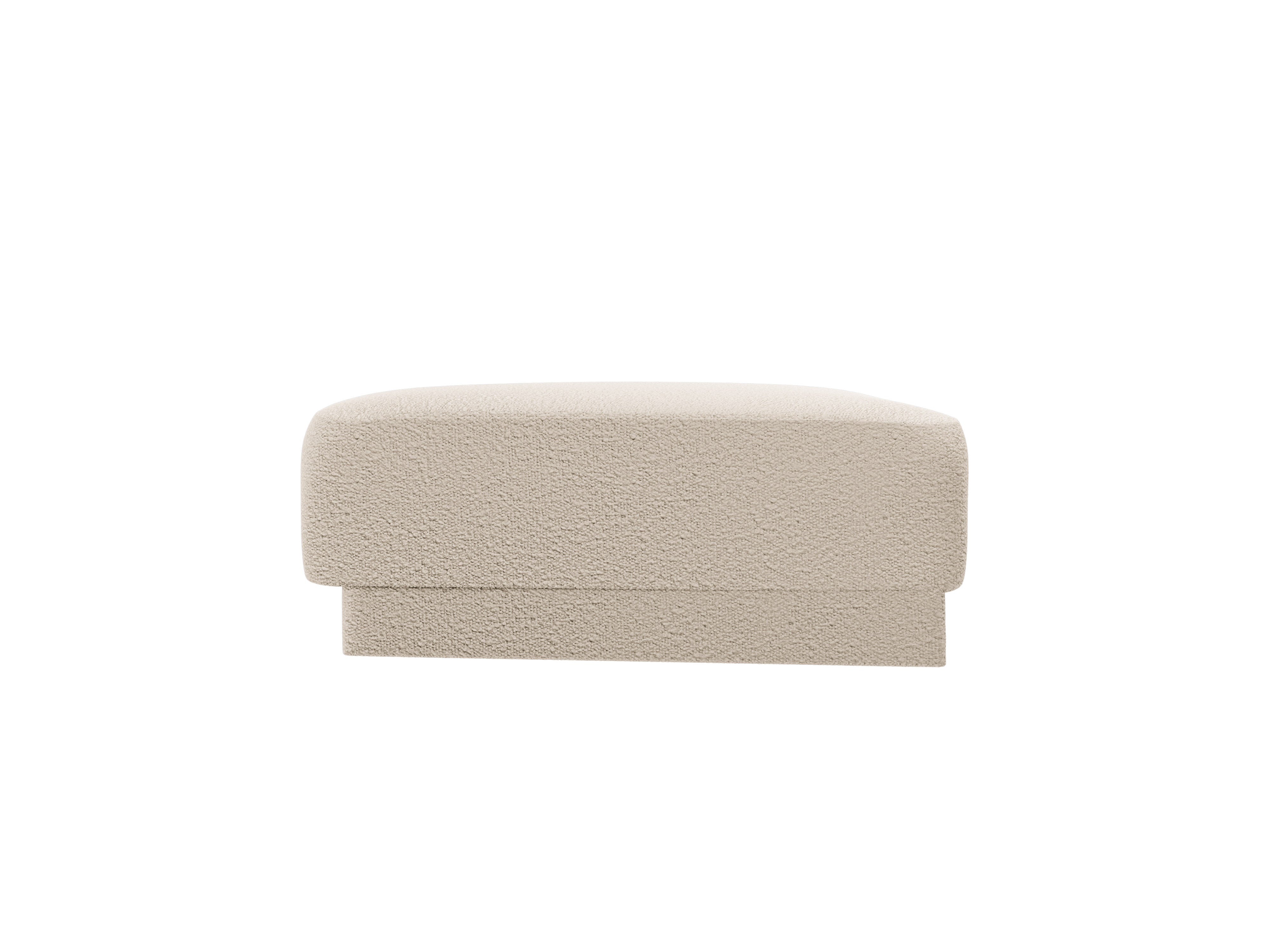 Miley Beige Boucle Pouf