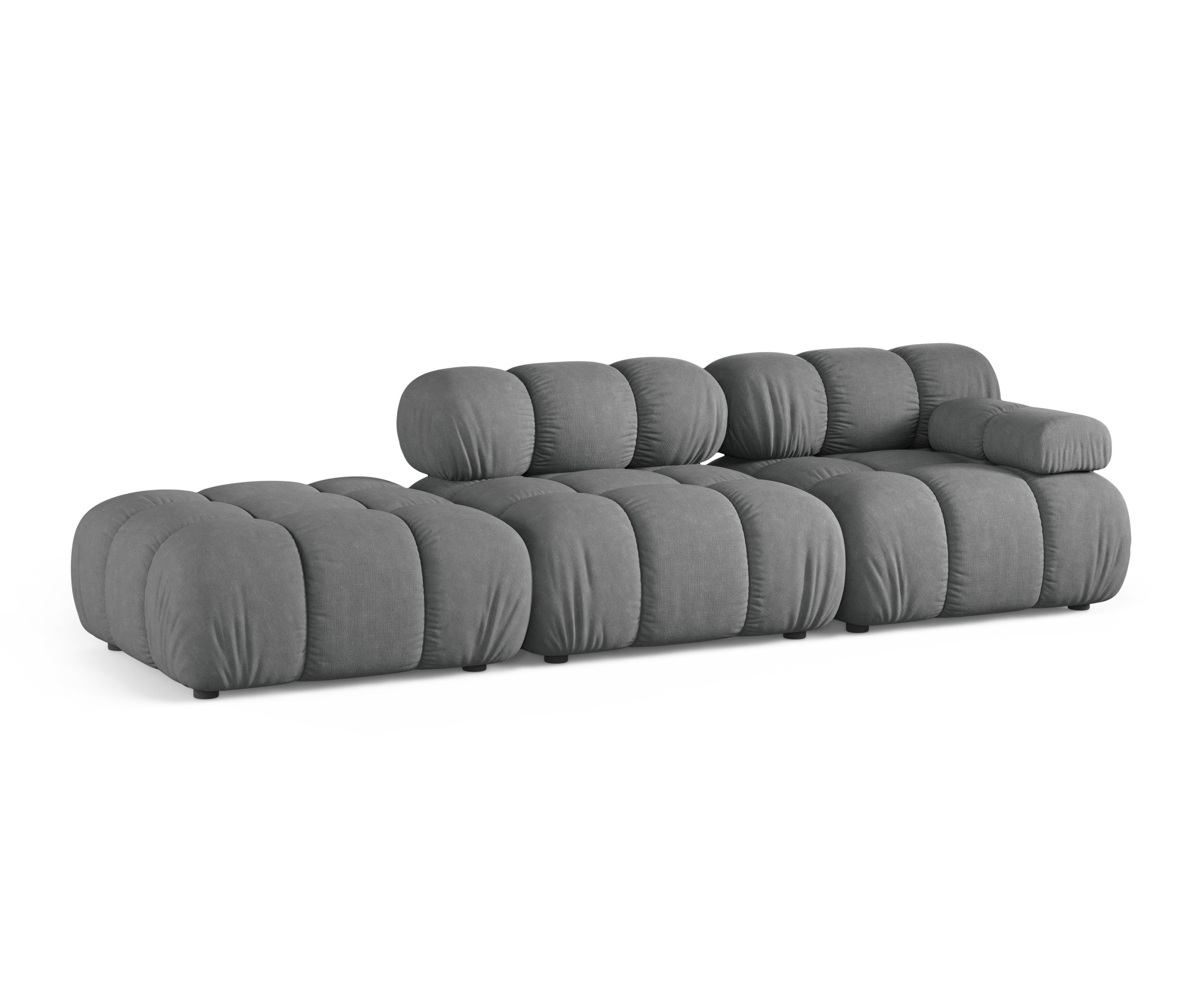 Sofa modułowa otwarta lewostronna BELLIS szary