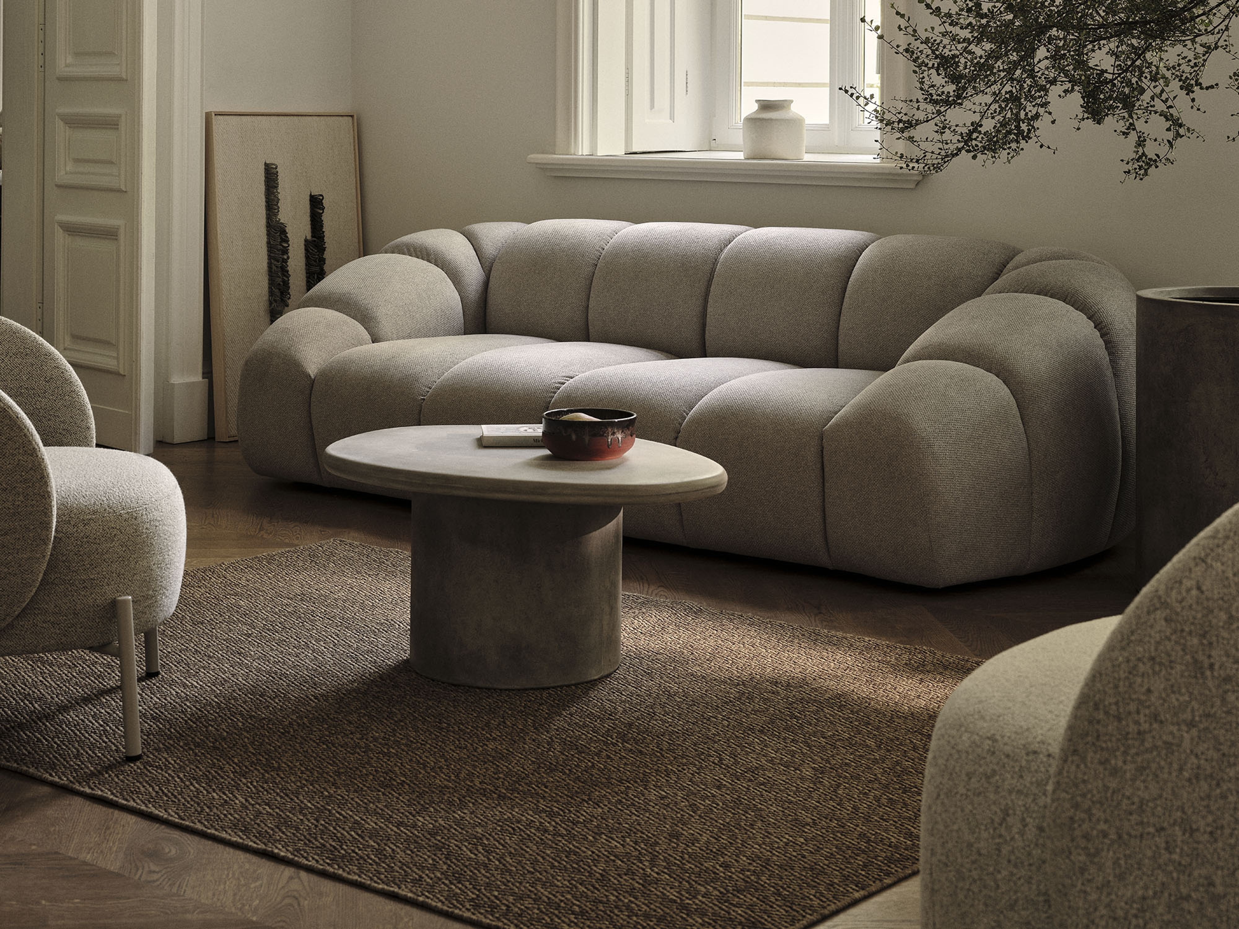 DARIA Gray Coffee Table