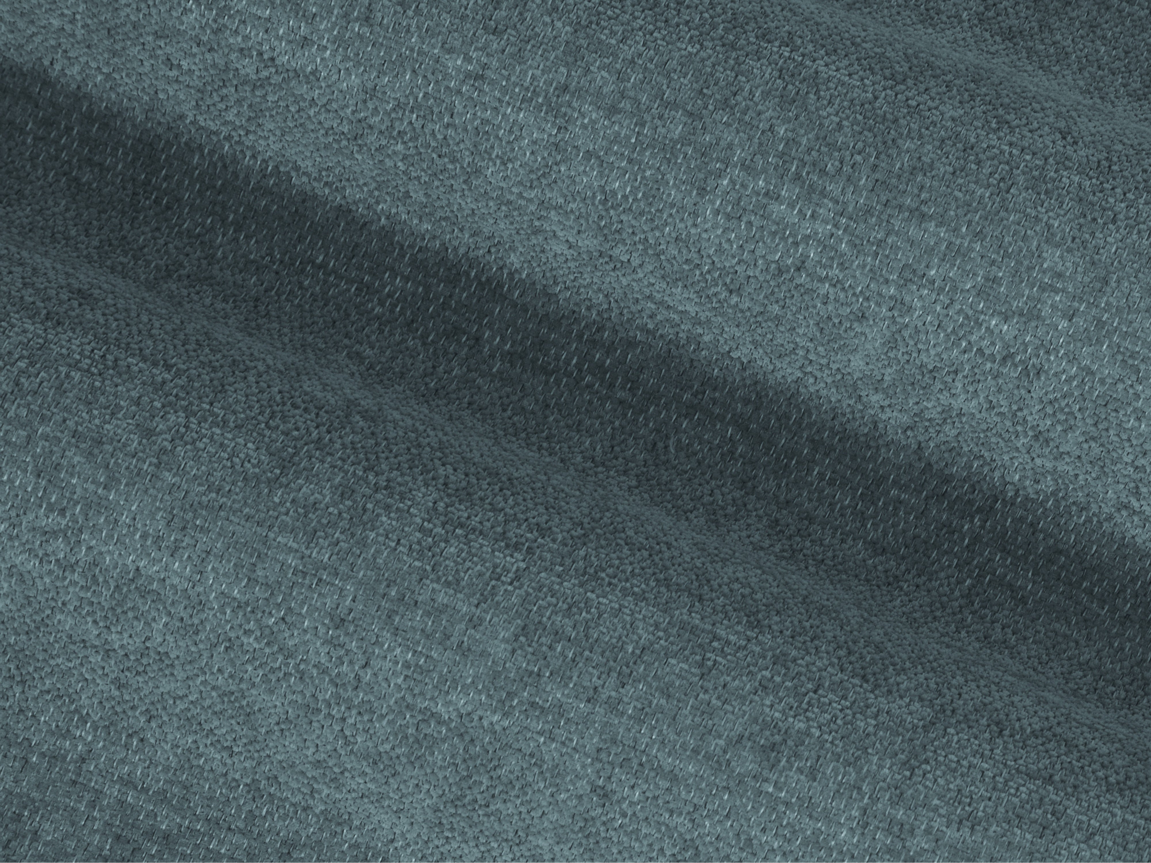 Left-facing panoramic corner sofa LISA light blue chenille