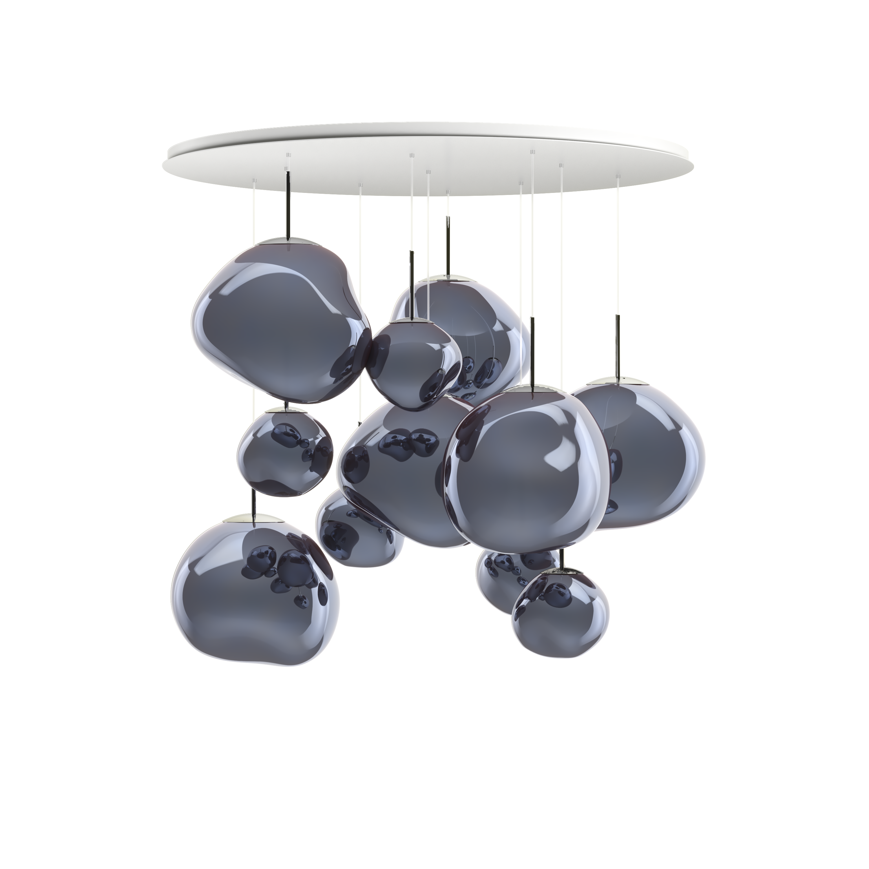 Lampa sufitowa MELT MEGA dymiony