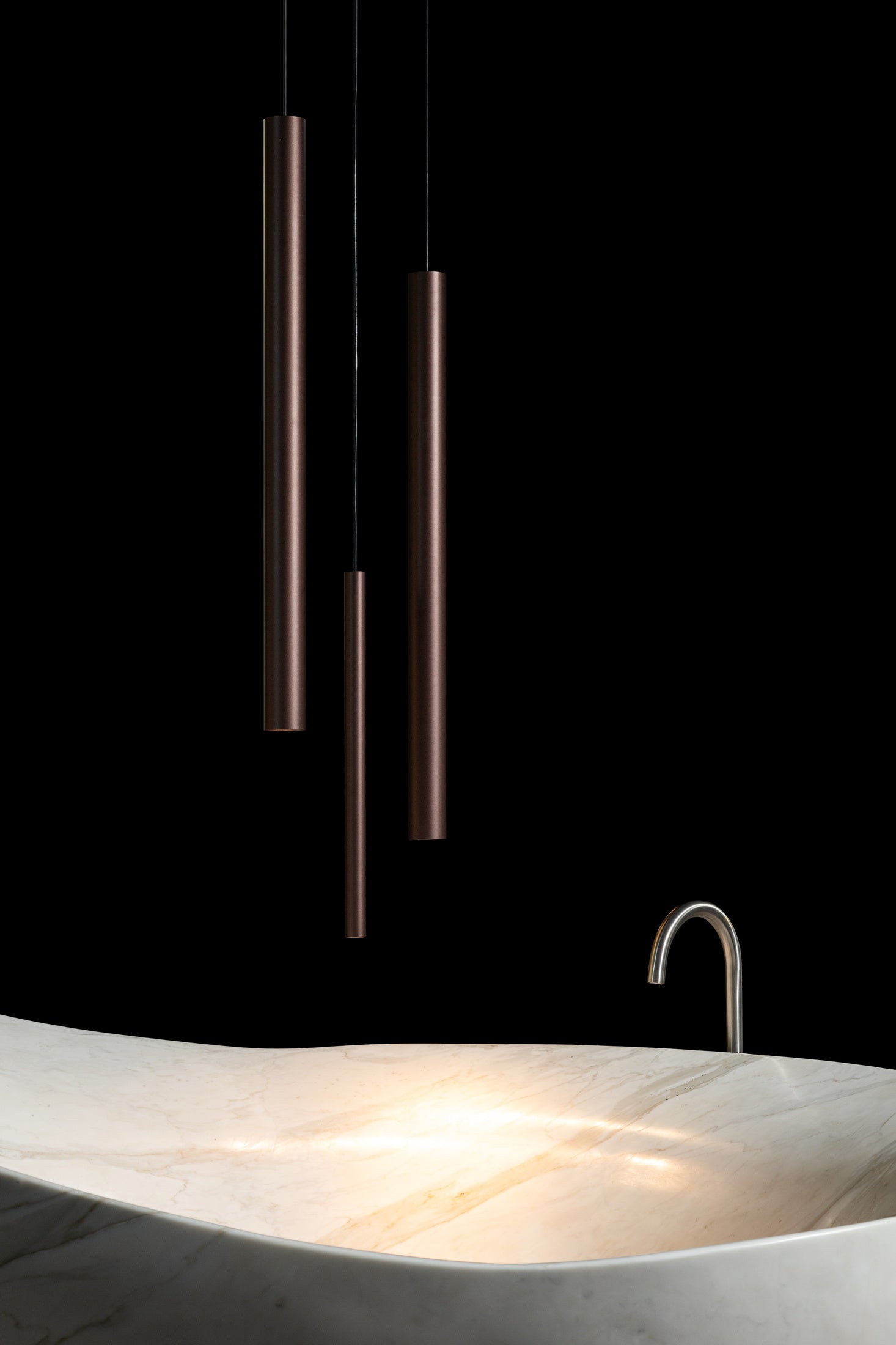 Lampa wisząca KOKO UNO matowy brązowy