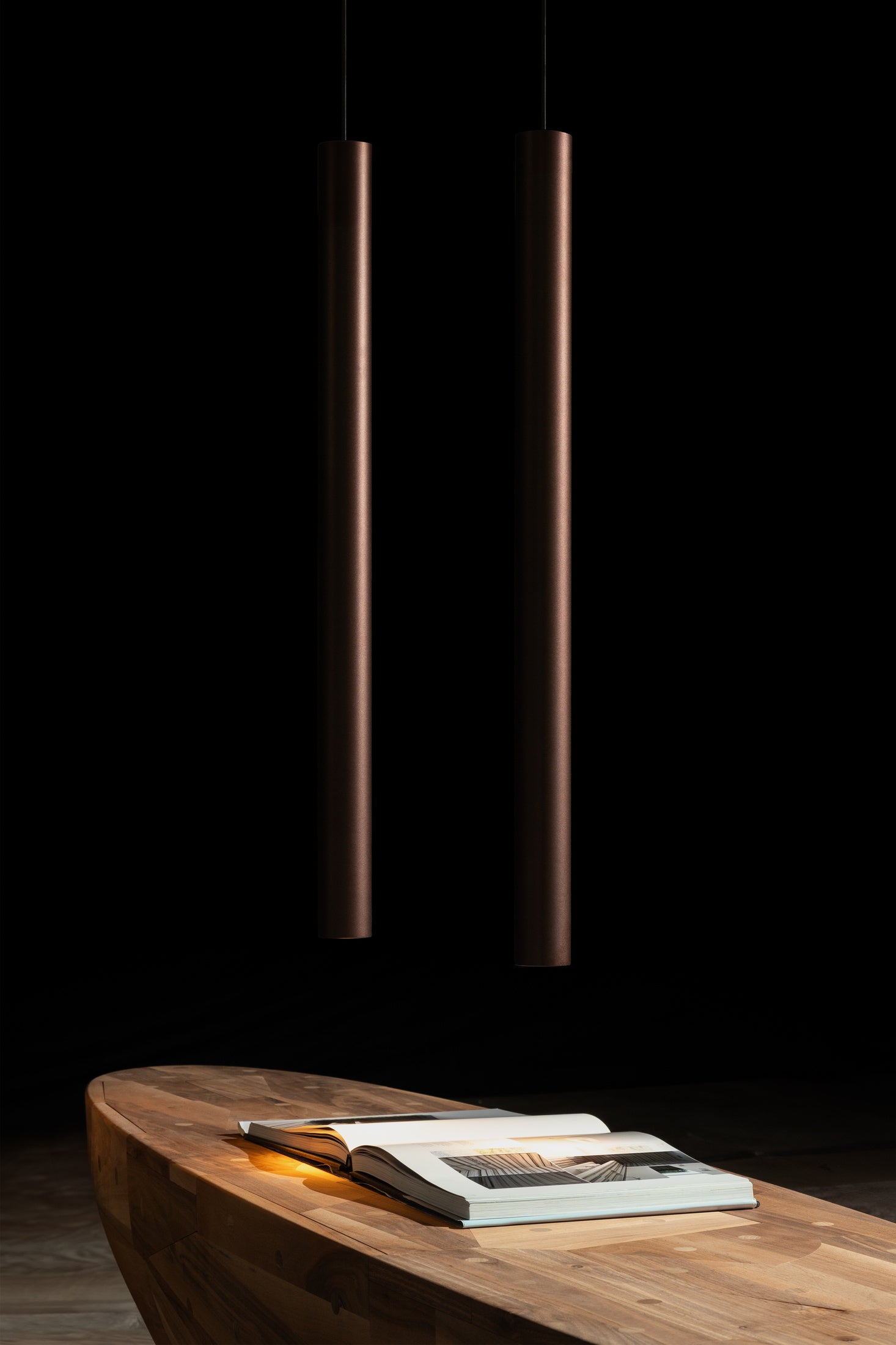 Lampa wisząca KOKO UNO matowy brązowy