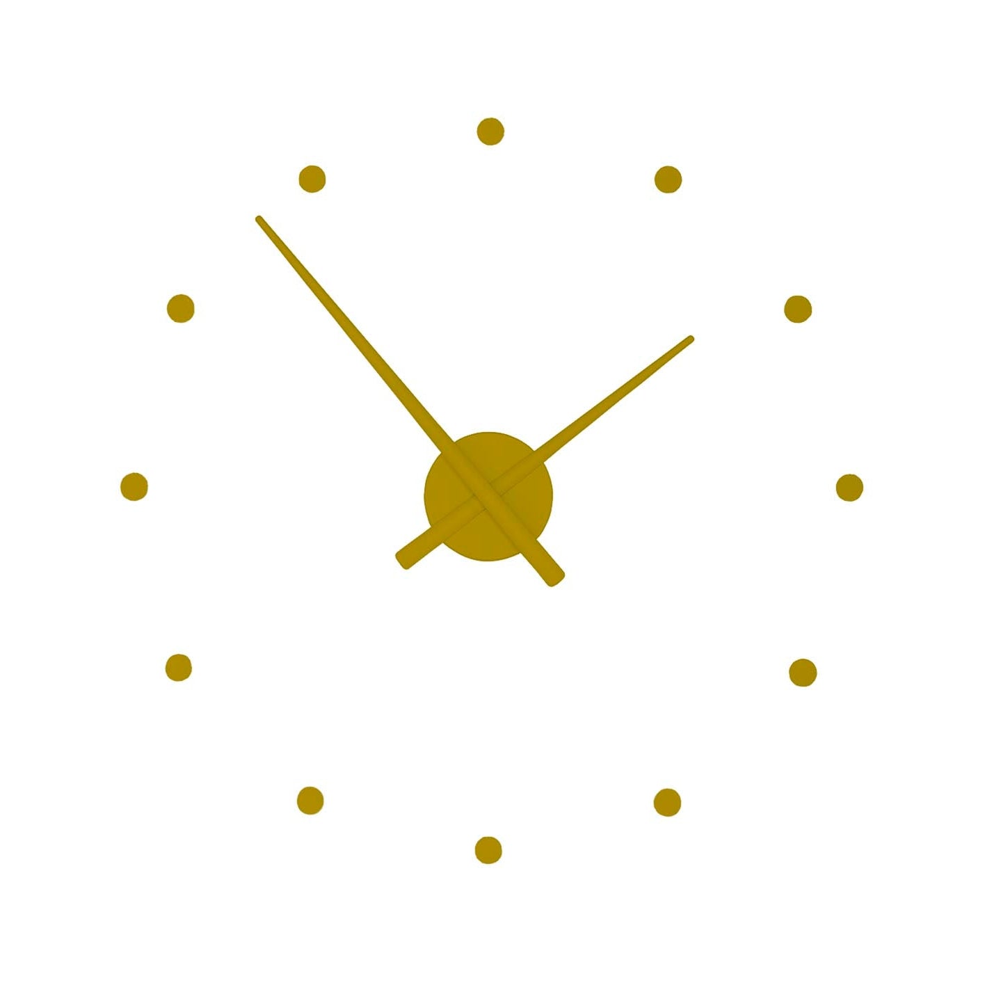 Wanduhr OJ MINI senfgelb