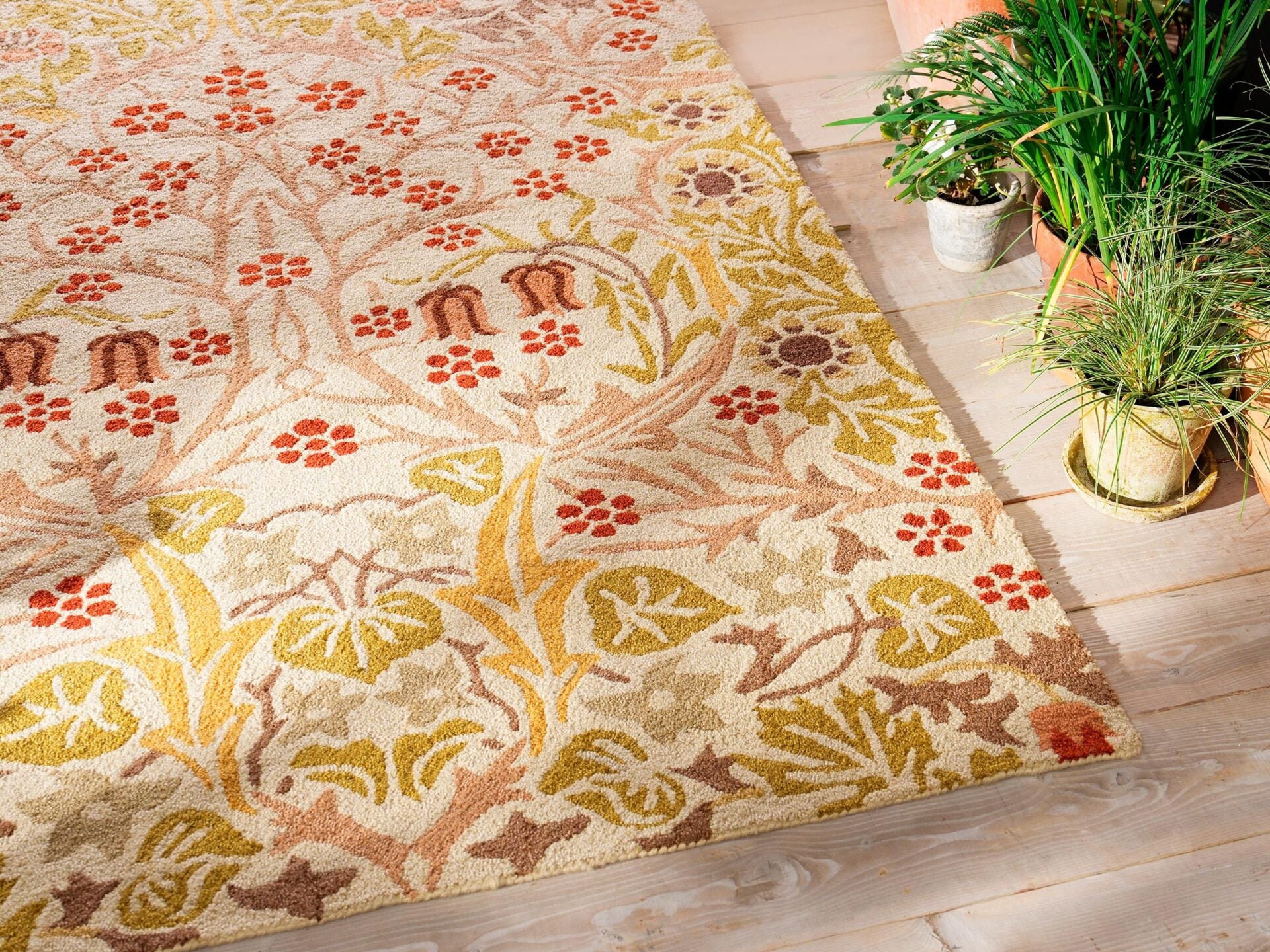 BLACKTHORN WHEAT Outdoor-Teppich beige 
