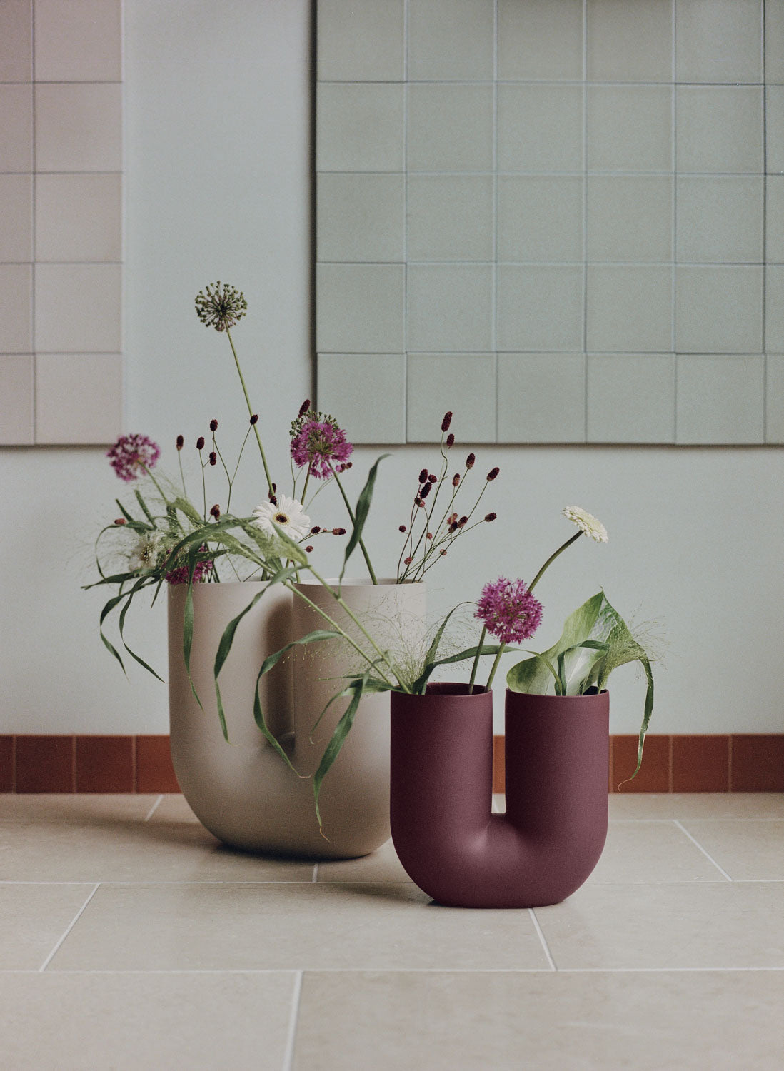 Vase KINK sandfarben