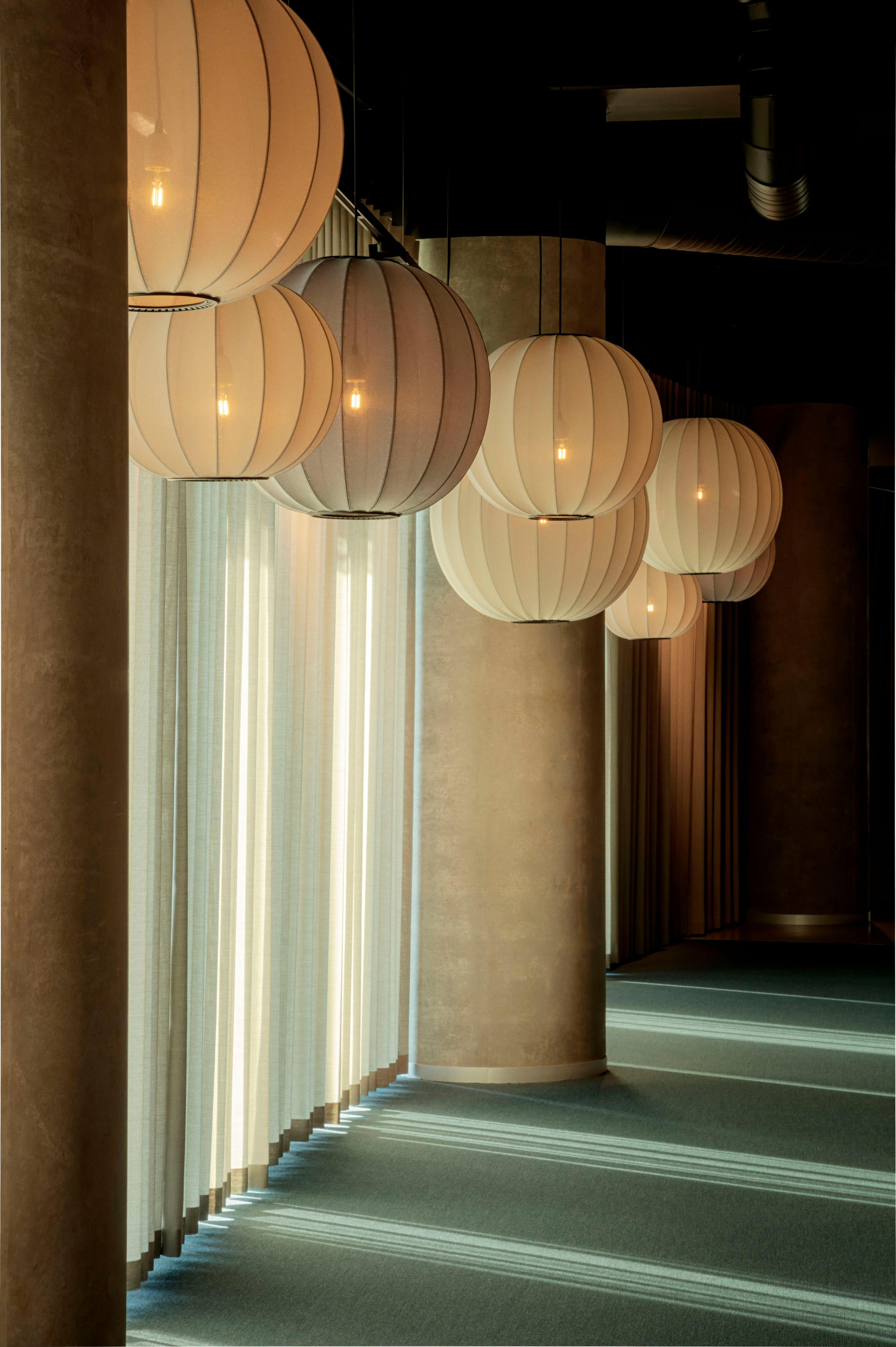 Lampa wisząca KNIT-WIT ROUND żółty